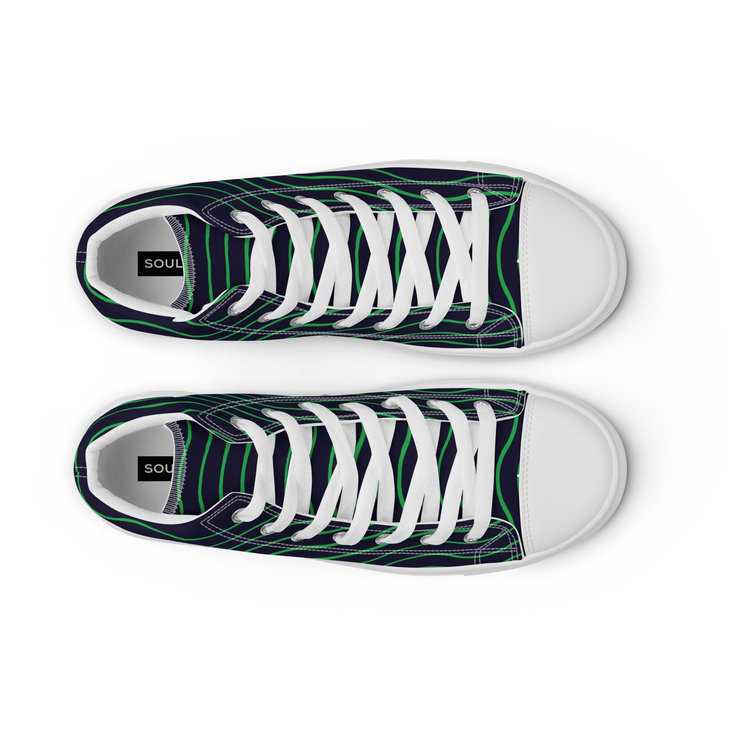 BE LIKE WATER Women's High Top Canvas Shoes