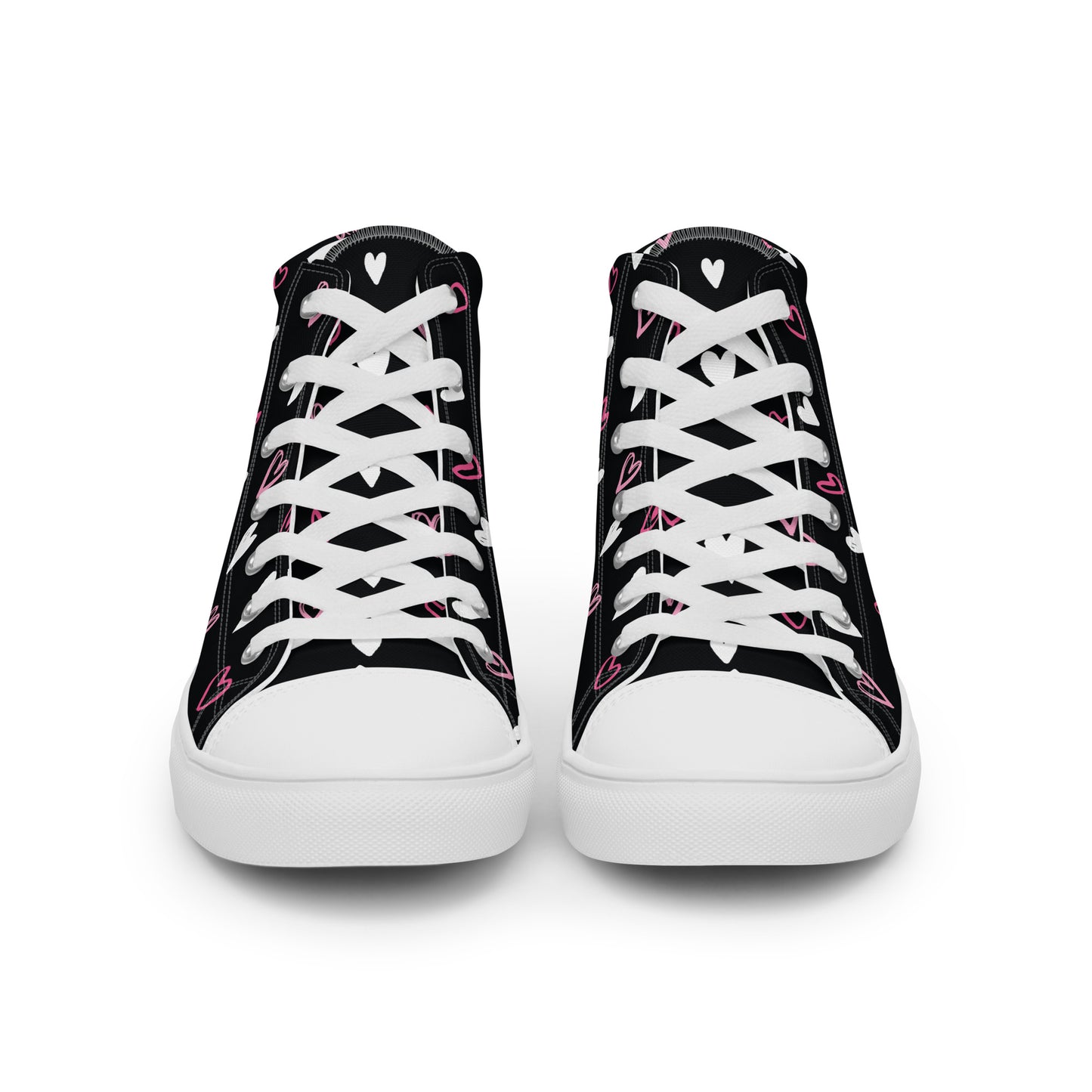 BE MY VALENTINE Women’s High Top Canvas Shoes