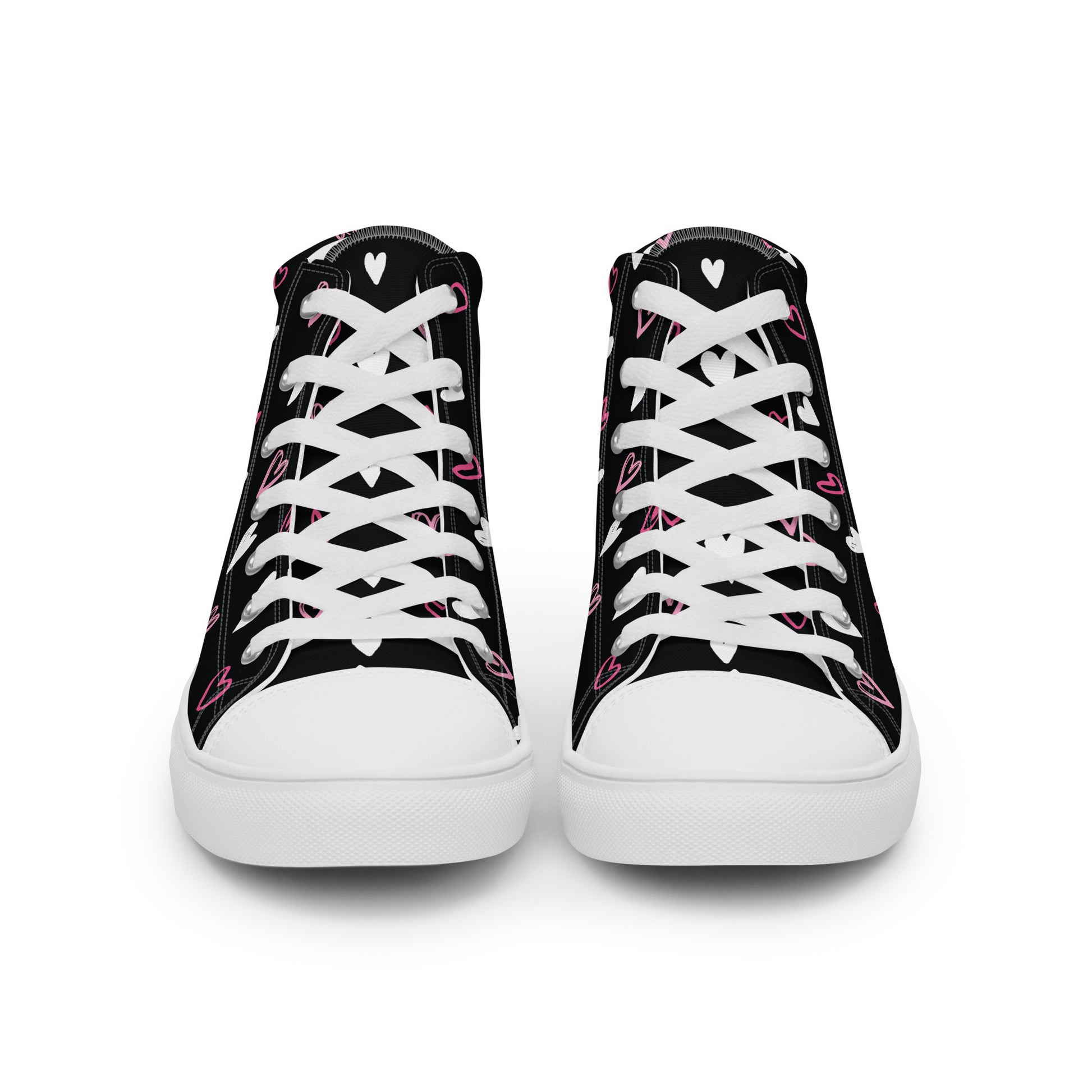 BE MY VALENTINE Women’s High Top Canvas Shoes - SOULSKY