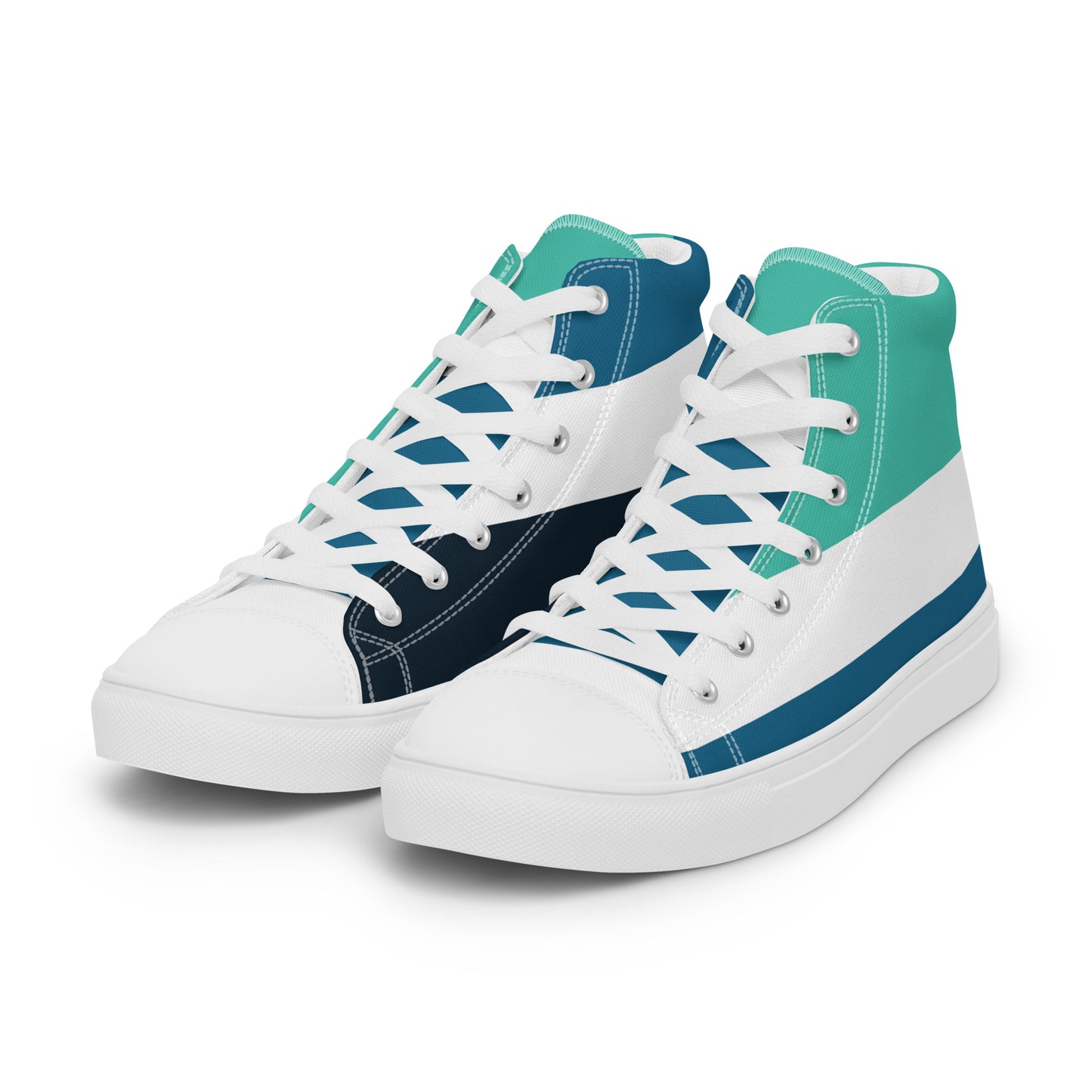OCEAN DEPTHS Women's High Top Canvas Shoes