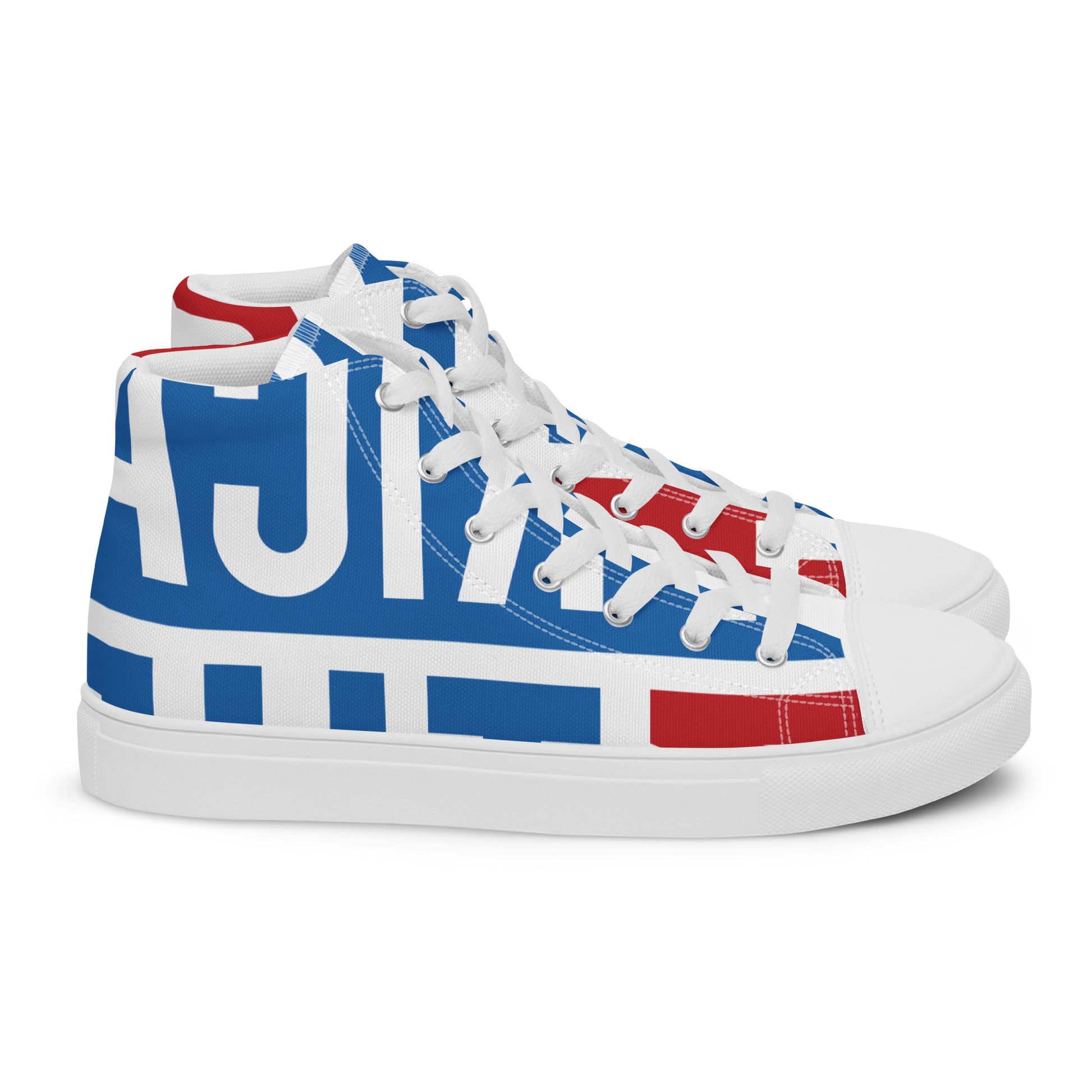 AFRICA ON THE RISE Women's High Top Canvas Shoes - SOULSKY