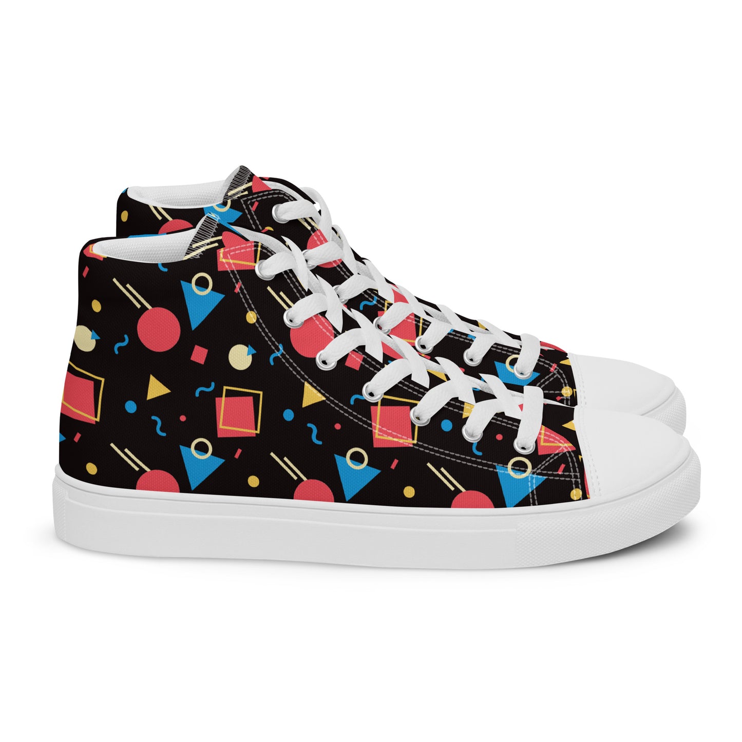 WATERMELON SUMMER Women's High Top Canvas Shoes