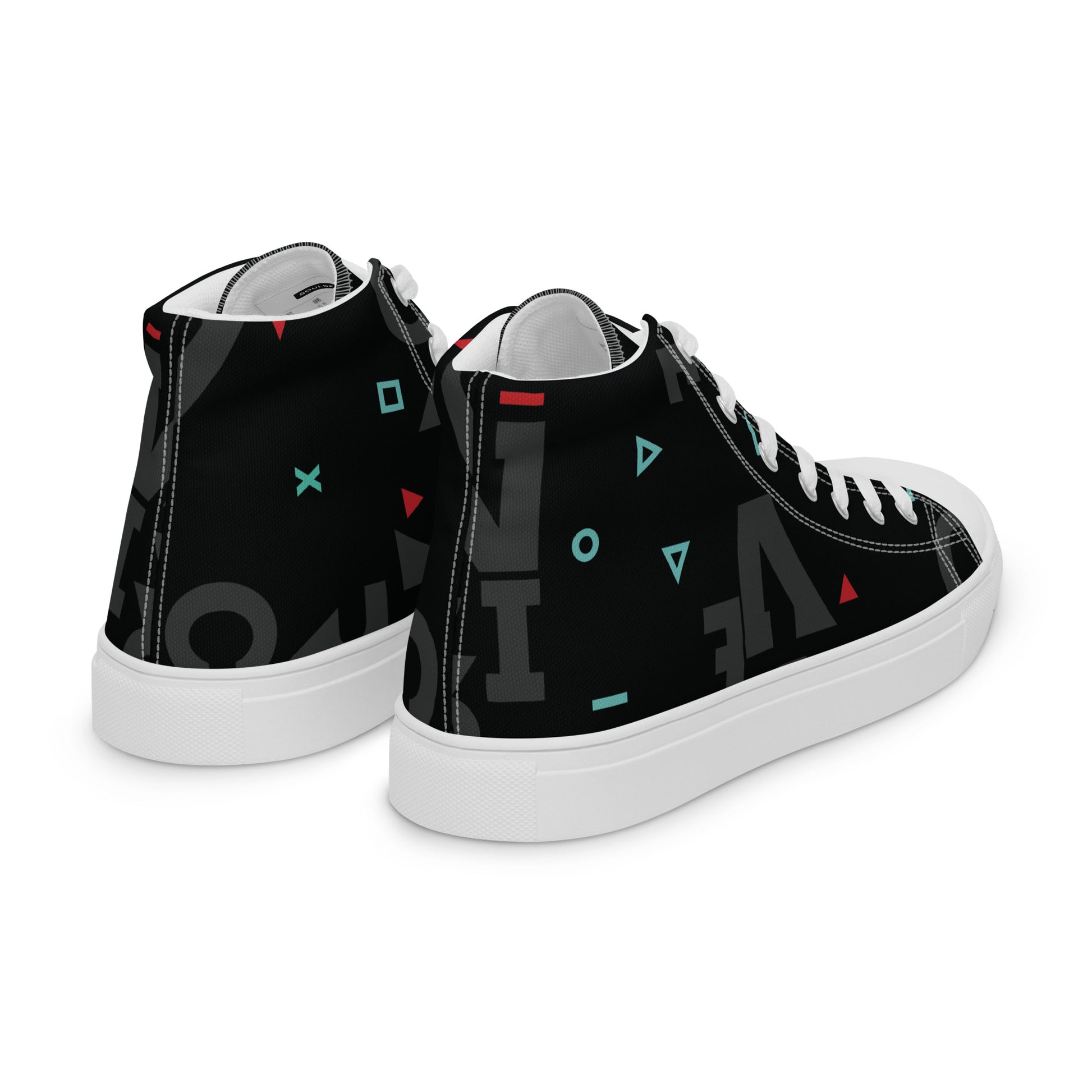 AFRICA IS THE FUTURE Women's High Top Canvas Shoes - SOULSKY