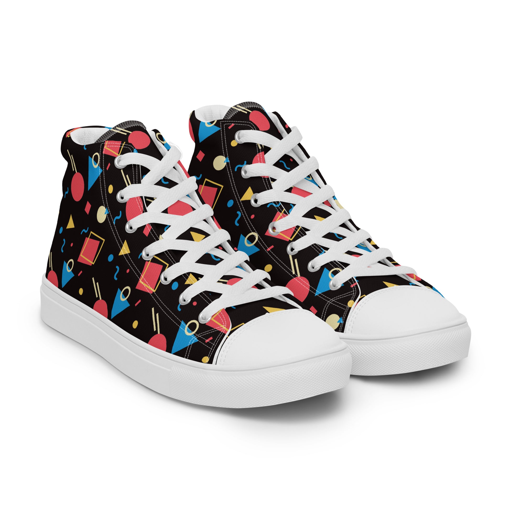 WATERMELON SUMMER Women's High Top Canvas Shoes - SOULSKY