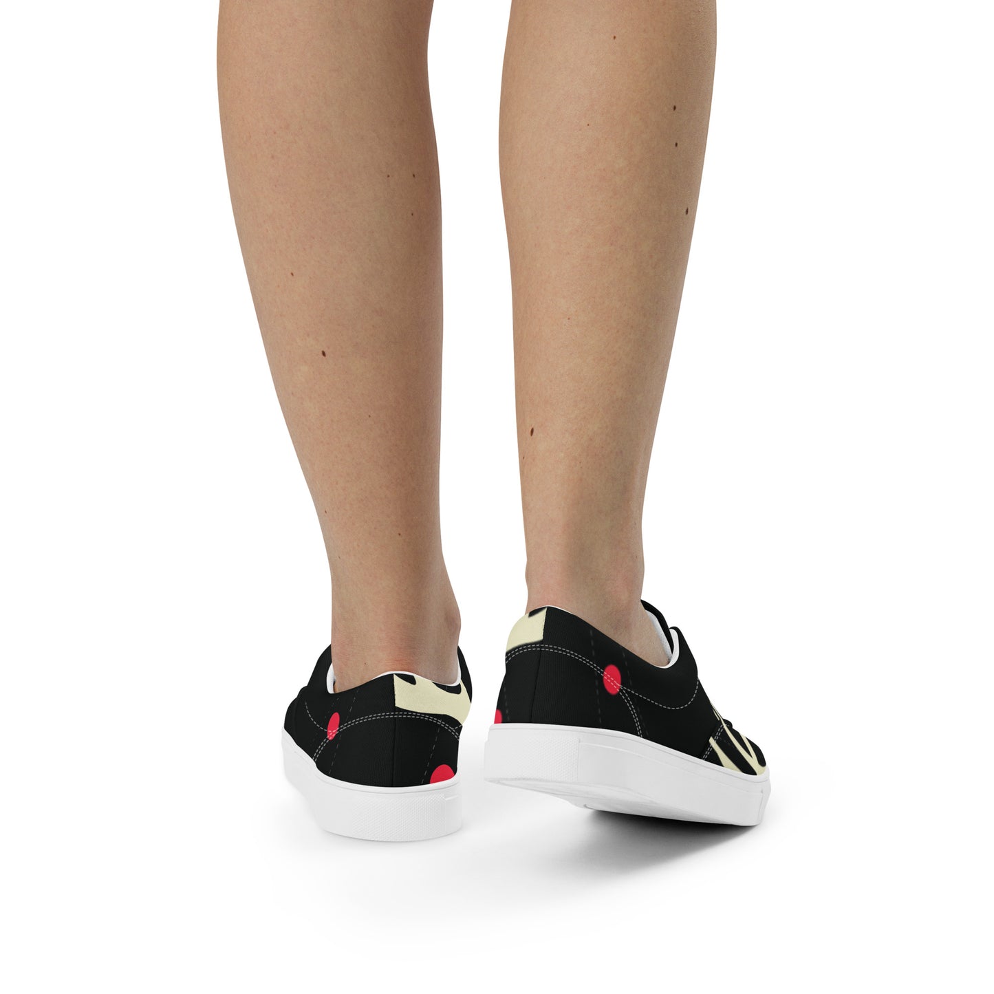 YOU ARE NOT ALONE Women’s Lace-Up Canvas Shoes