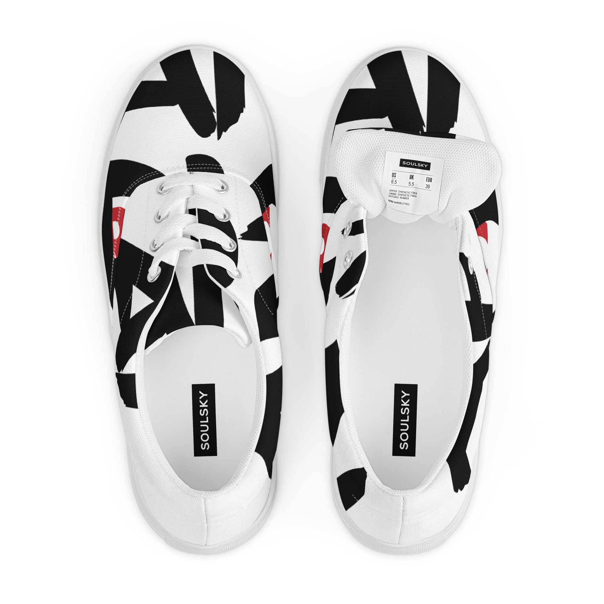 AFRICAN SAMURAI Women’s Lace-Up Canvas Shoes - SOULSKY