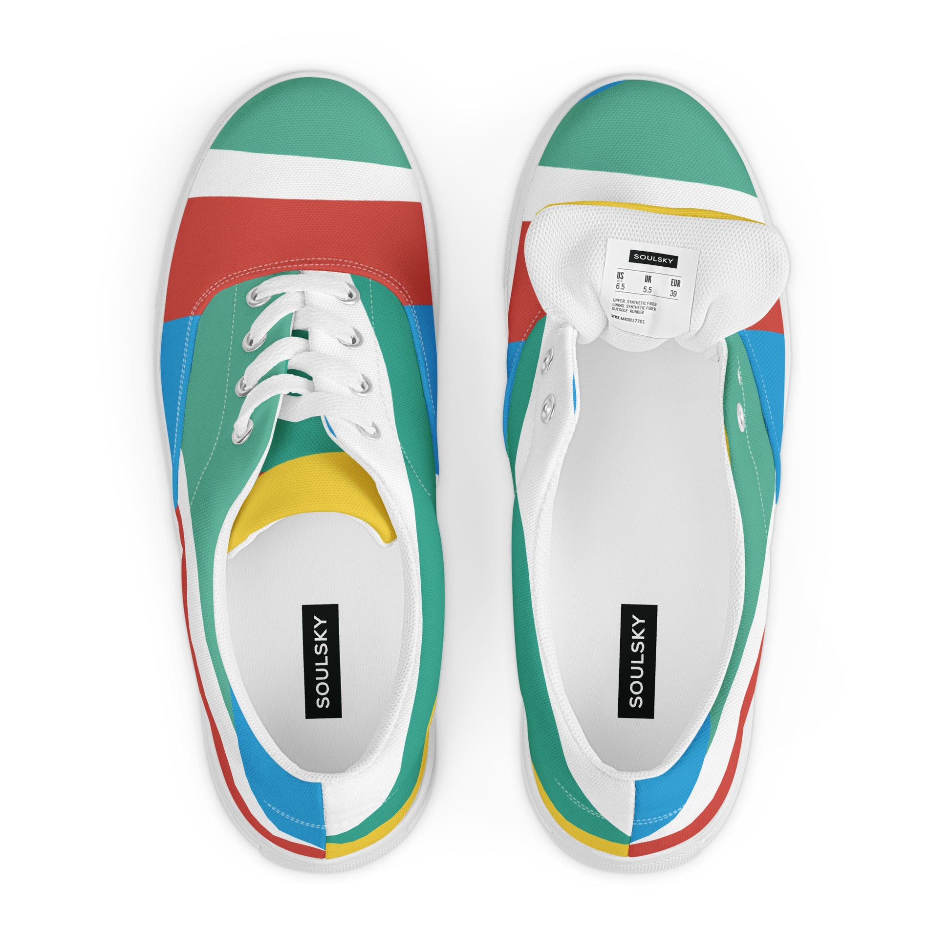 RAY OF LIGHT Women’s Lace-Up Canvas Shoes - SOULSKY