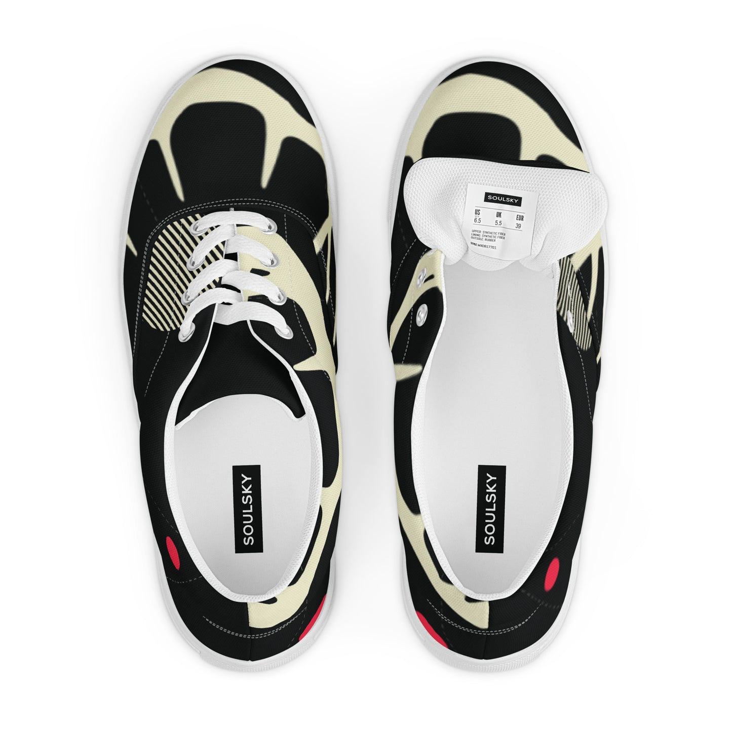 YOU ARE NOT ALONE Women’s Lace-Up Canvas Shoes