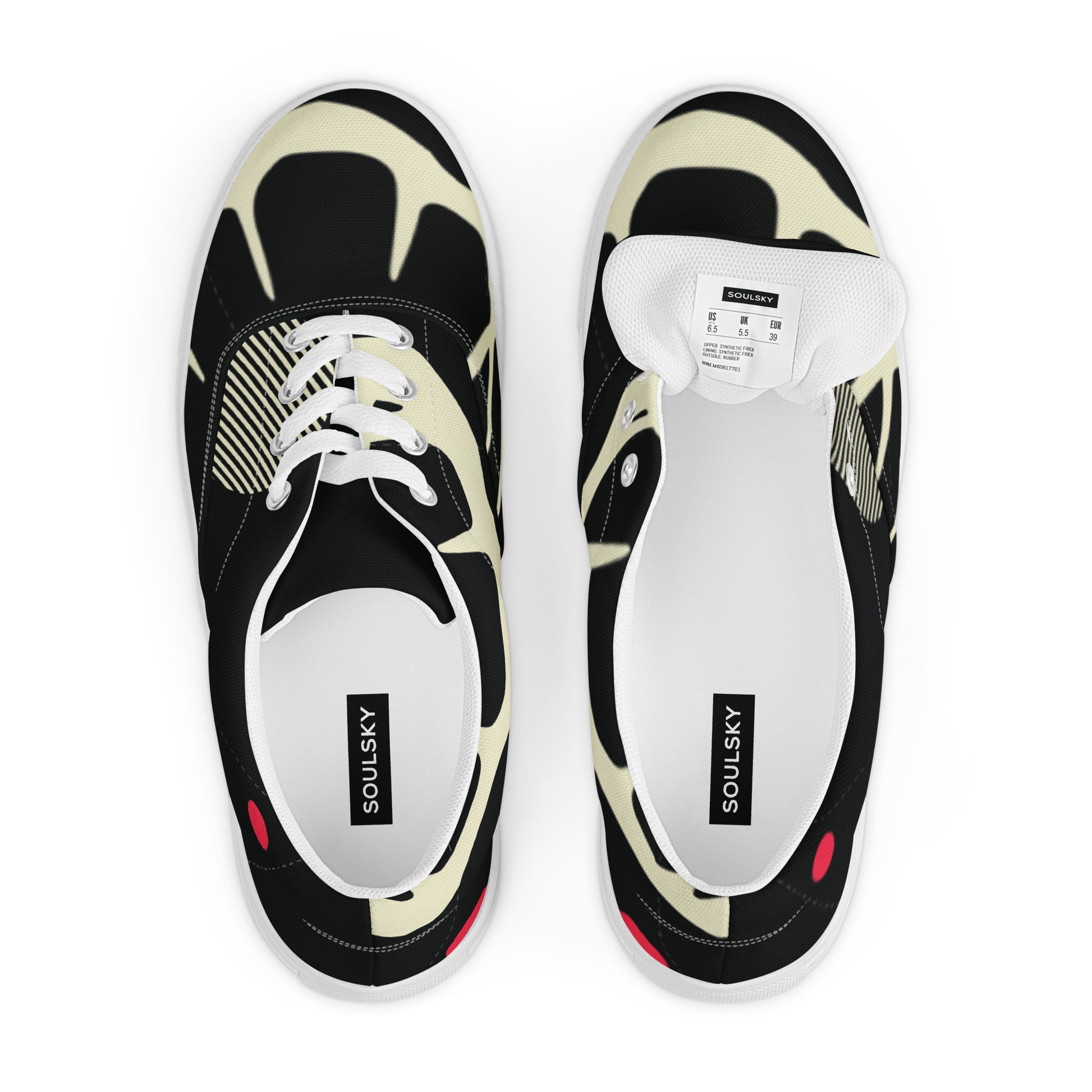 YOU ARE NOT ALONE Women’s Lace-Up Canvas Shoes - SOULSKY
