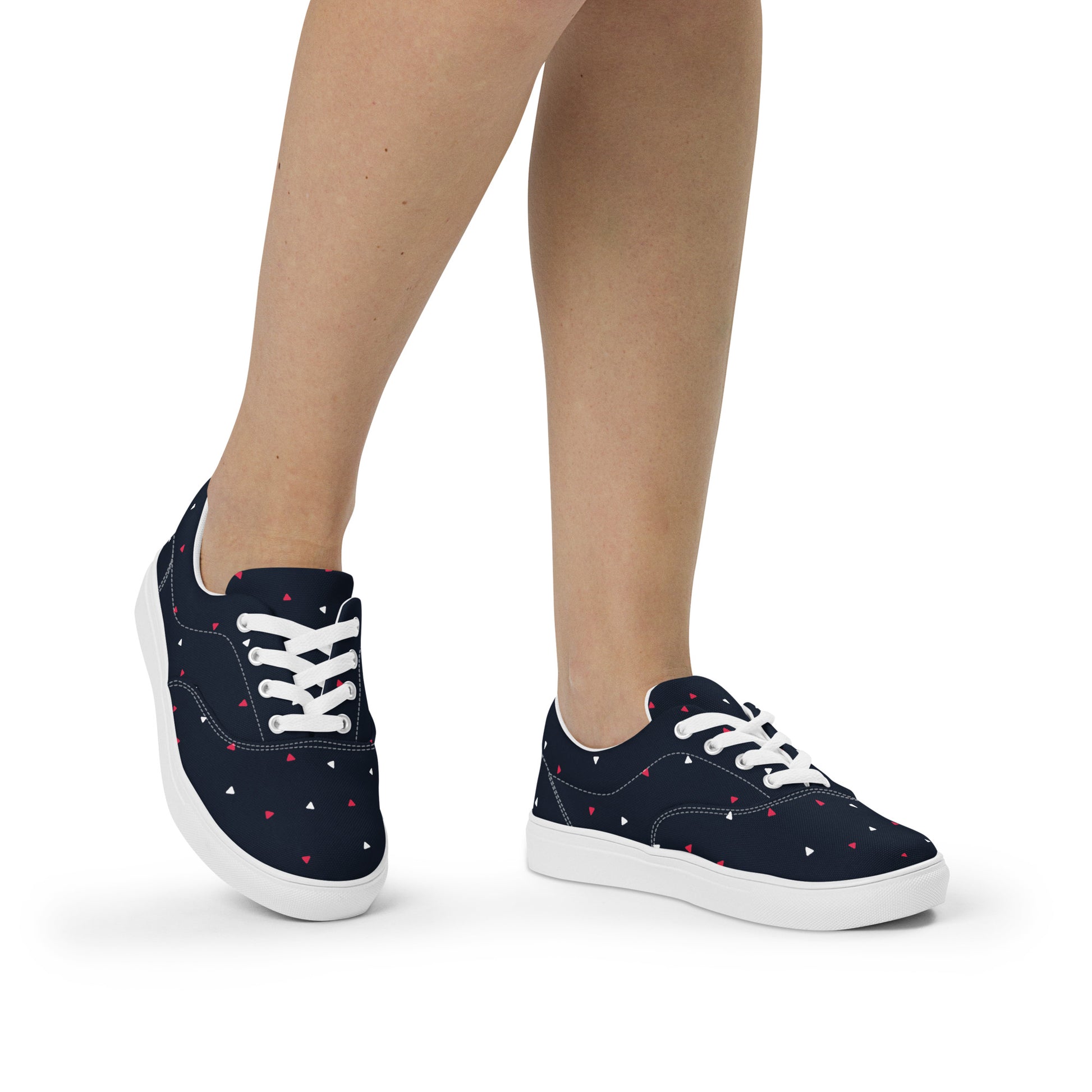 CELEBRATE GOOD TIMES Women’s Lace-Up Canvas Shoes - SOULSKY