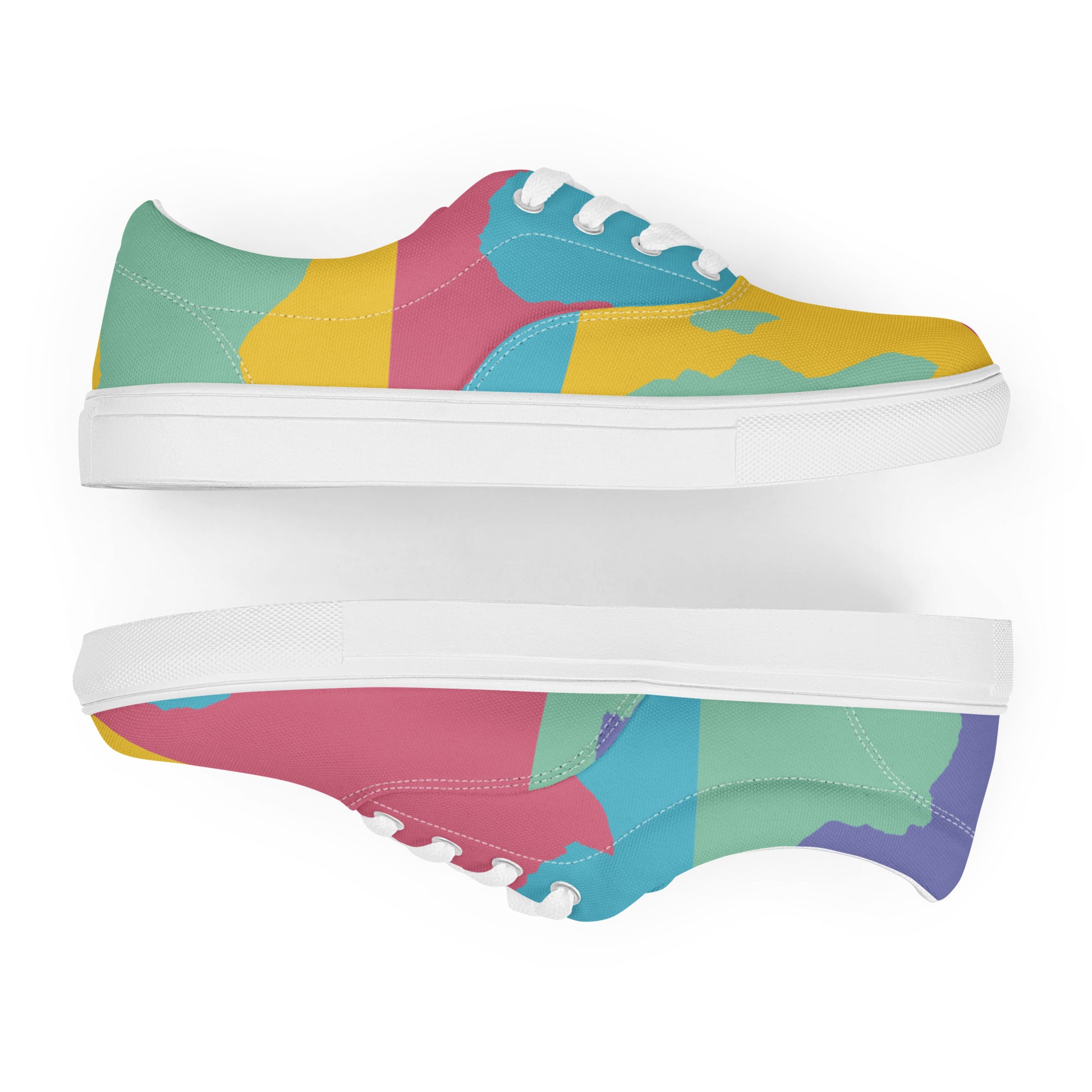 AFRICA WARHOL Women’s Lace-Up Canvas Shoes (Retro) - SOULSKY