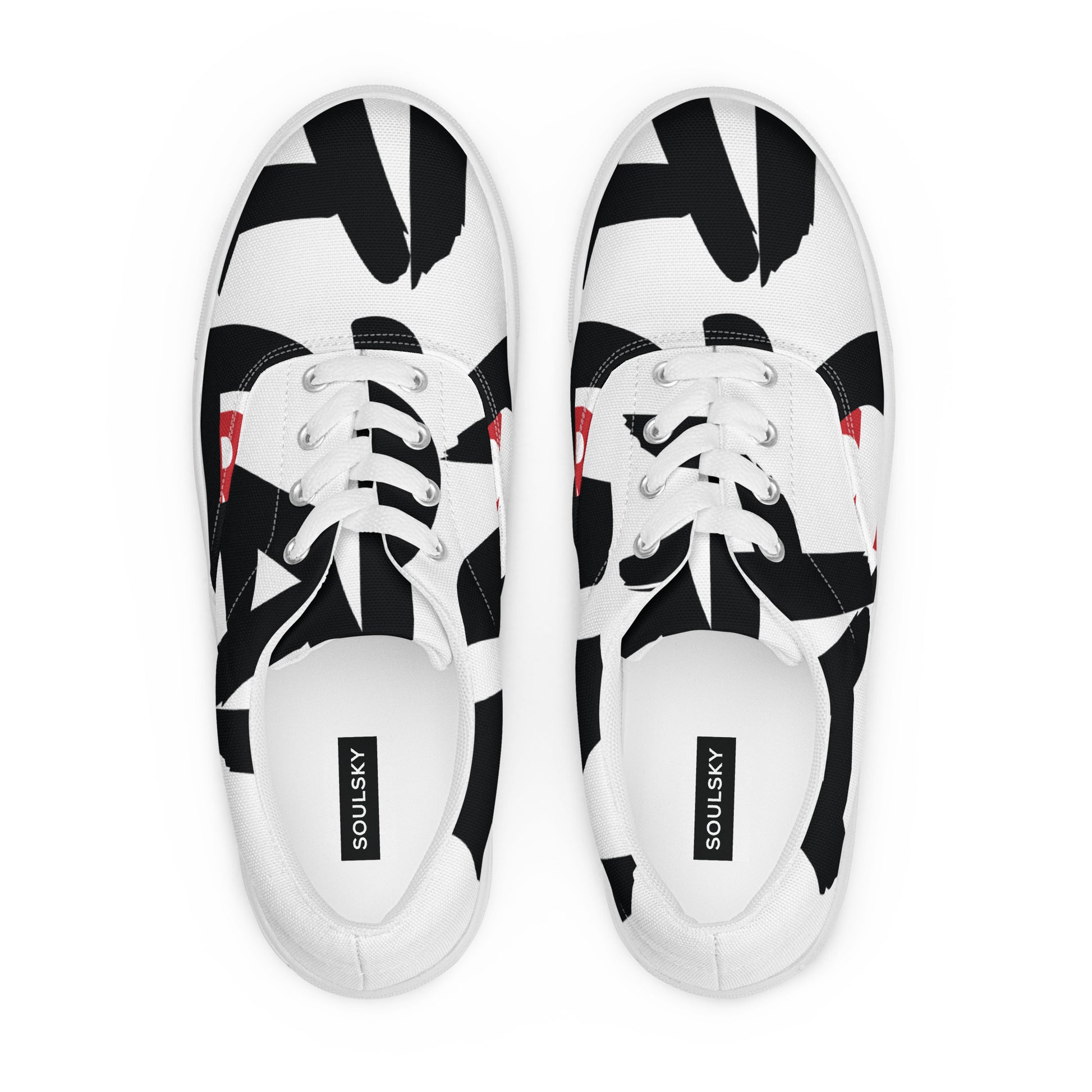 AFRICAN SAMURAI Women’s Lace-Up Canvas Shoes - SOULSKY