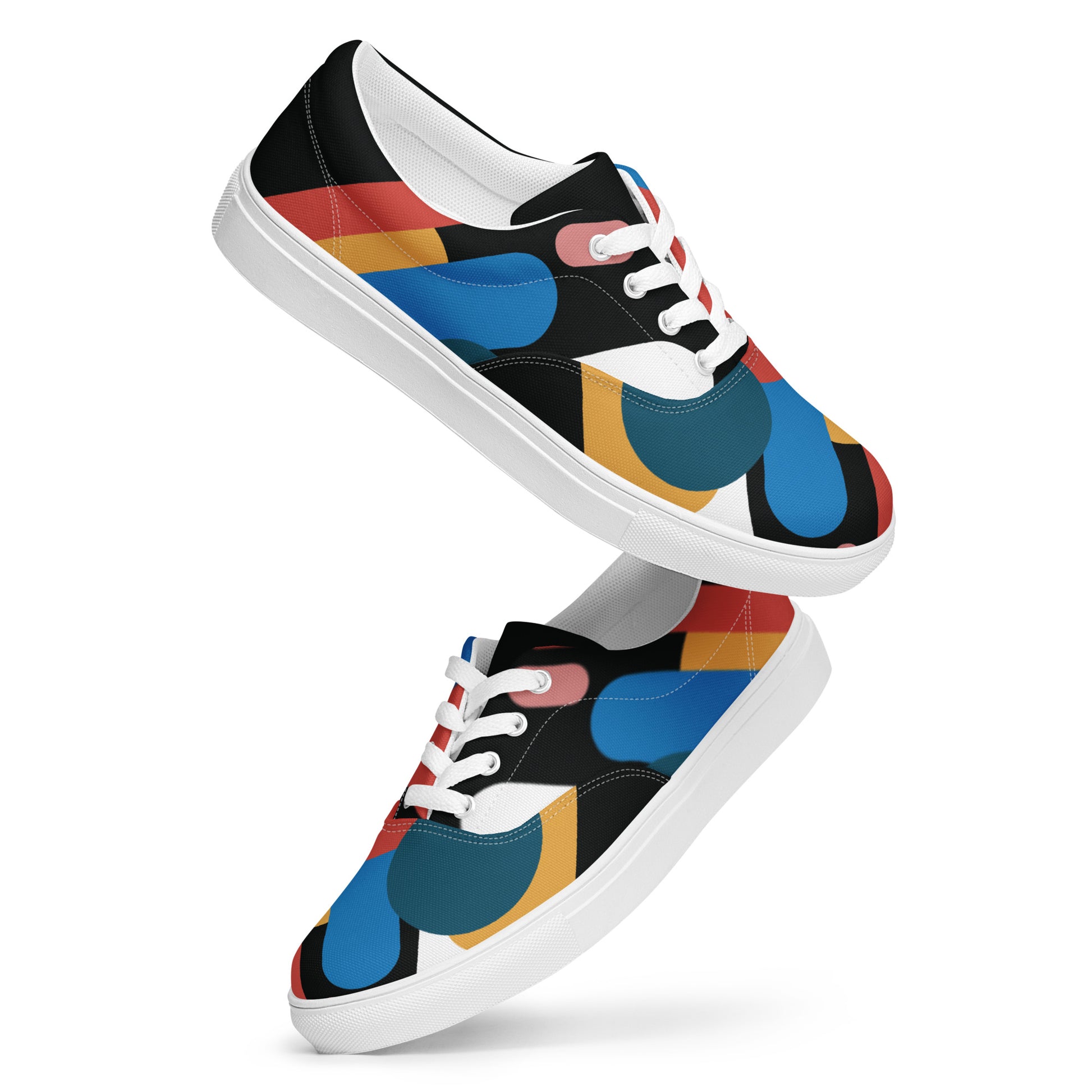 LIGHT STREAK Women’s Lace-Up Canvas Shoes - SOULSKY