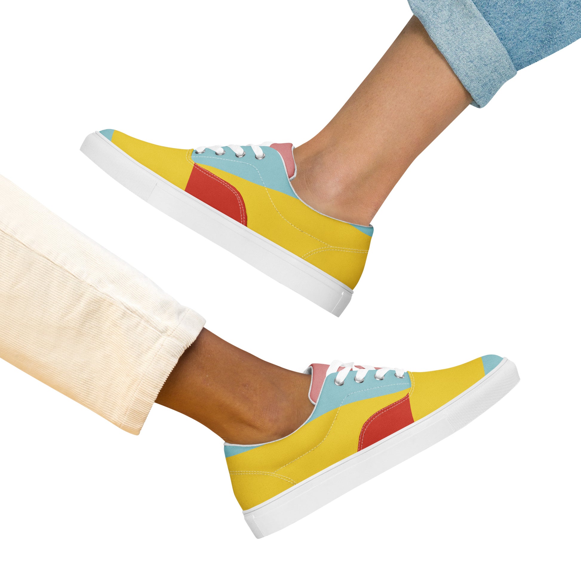 COLORFUL Women’s Lace-Up Canvas Shoes - SOULSKY