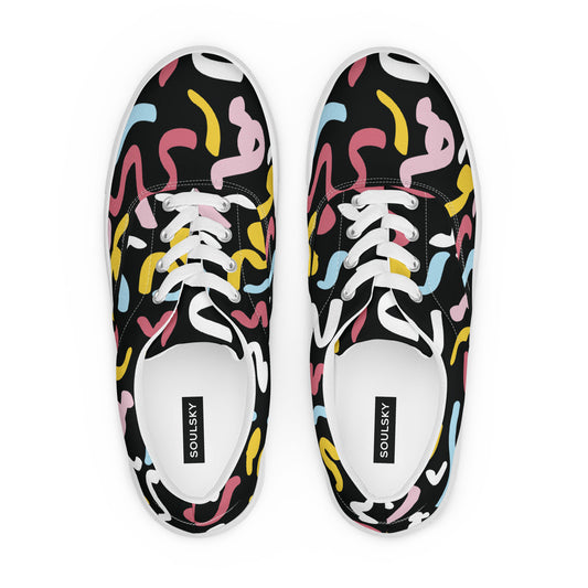 QUANTUM Women’s Lace-Up Canvas Shoes - SOULSKY