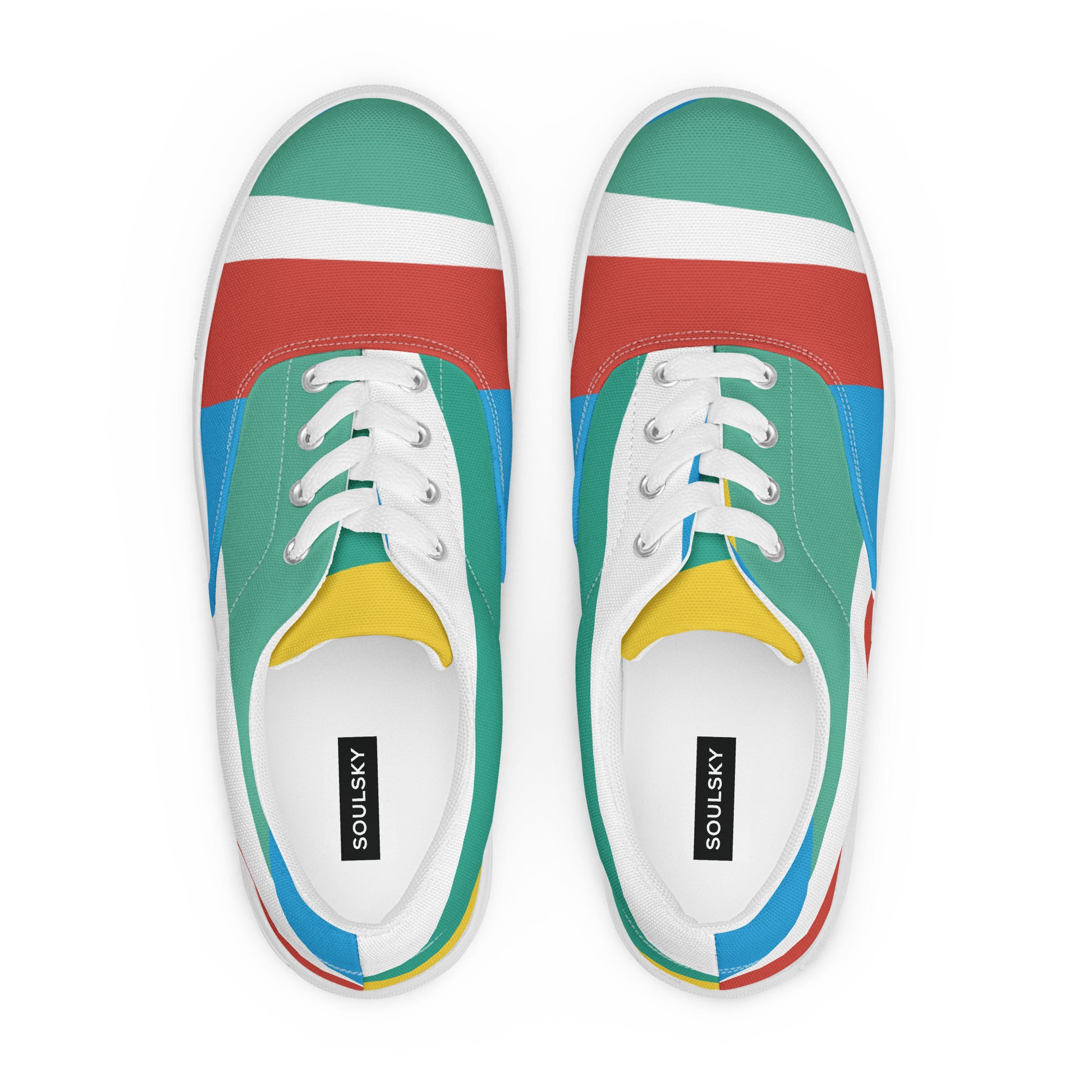 RAY OF LIGHT Women’s Lace-Up Canvas Shoes - SOULSKY