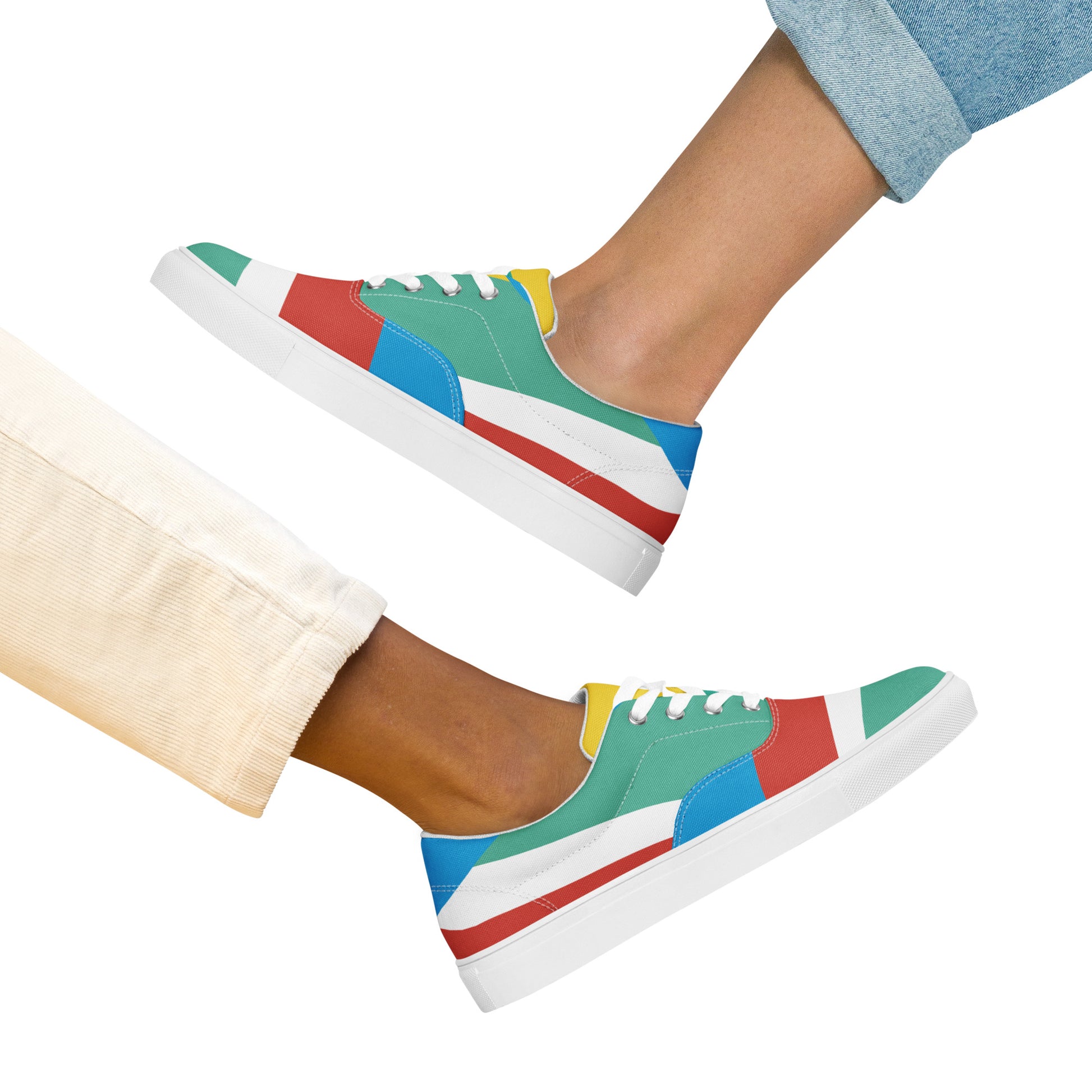 RAY OF LIGHT Women’s Lace-Up Canvas Shoes - SOULSKY