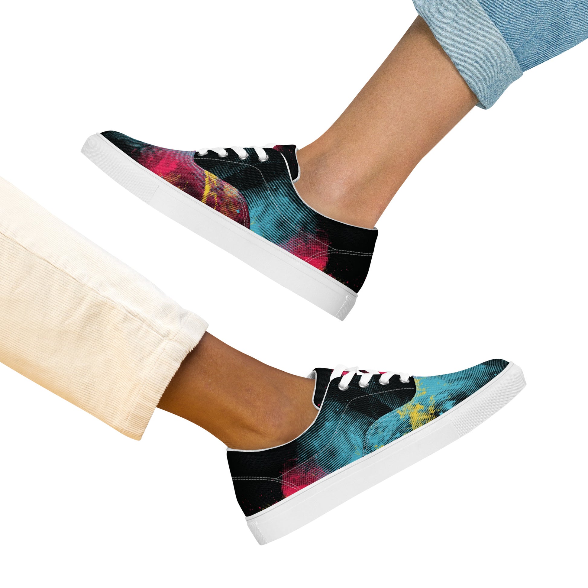 STARBURST Women’s Lace-Up Canvas Shoes - SOULSKY