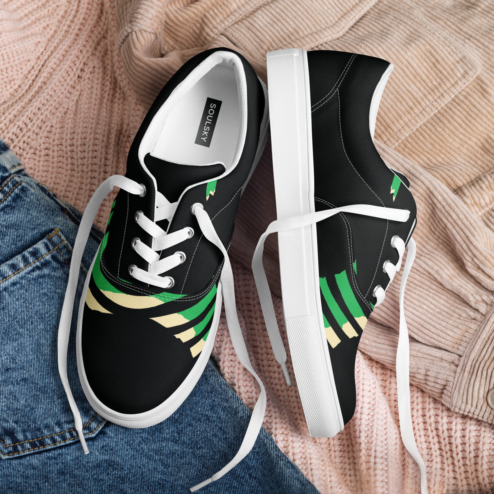 MAKE YOUR MARK Women’s Lace-Up Canvas Shoes - SOULSKY