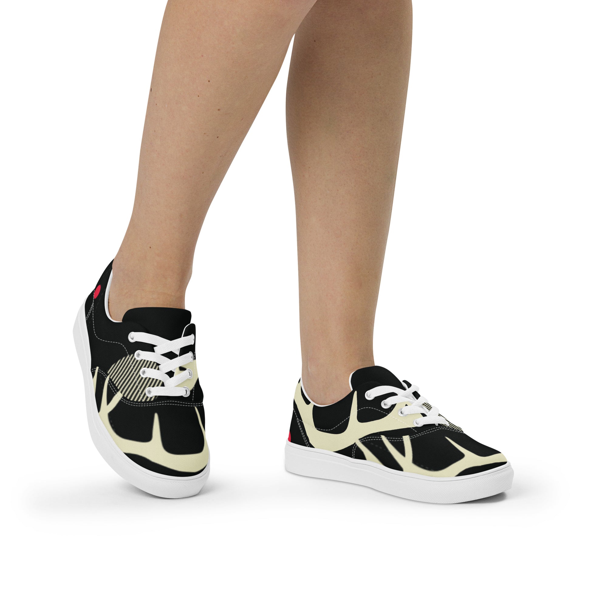 YOU ARE NOT ALONE Women’s Lace-Up Canvas Shoes - SOULSKY