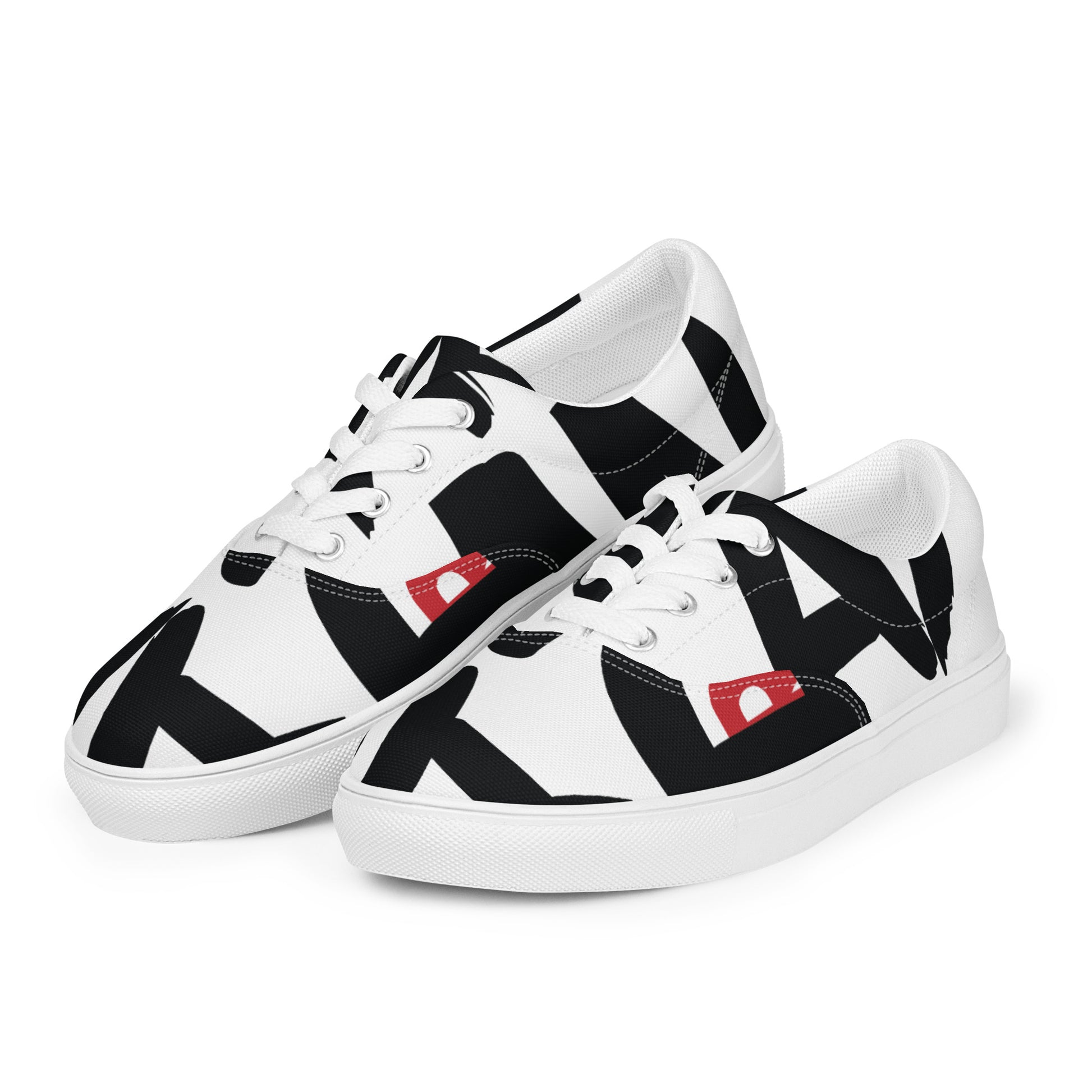 AFRICAN SAMURAI Women’s Lace-Up Canvas Shoes - SOULSKY