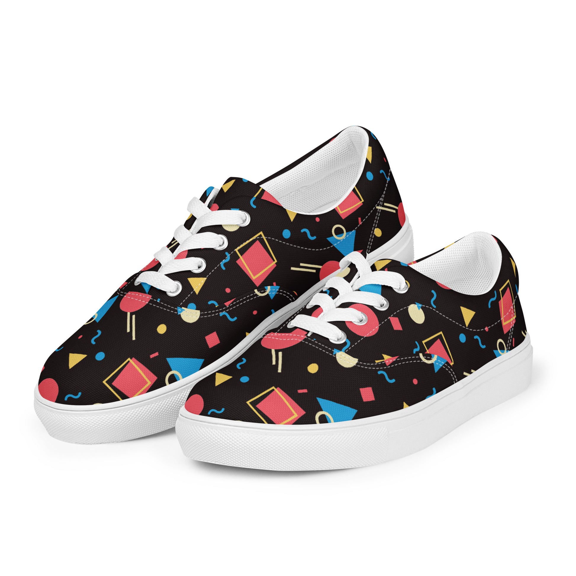 WATERMELON SUMMER Women’s Lace-Up Canvas Shoes - SOULSKY