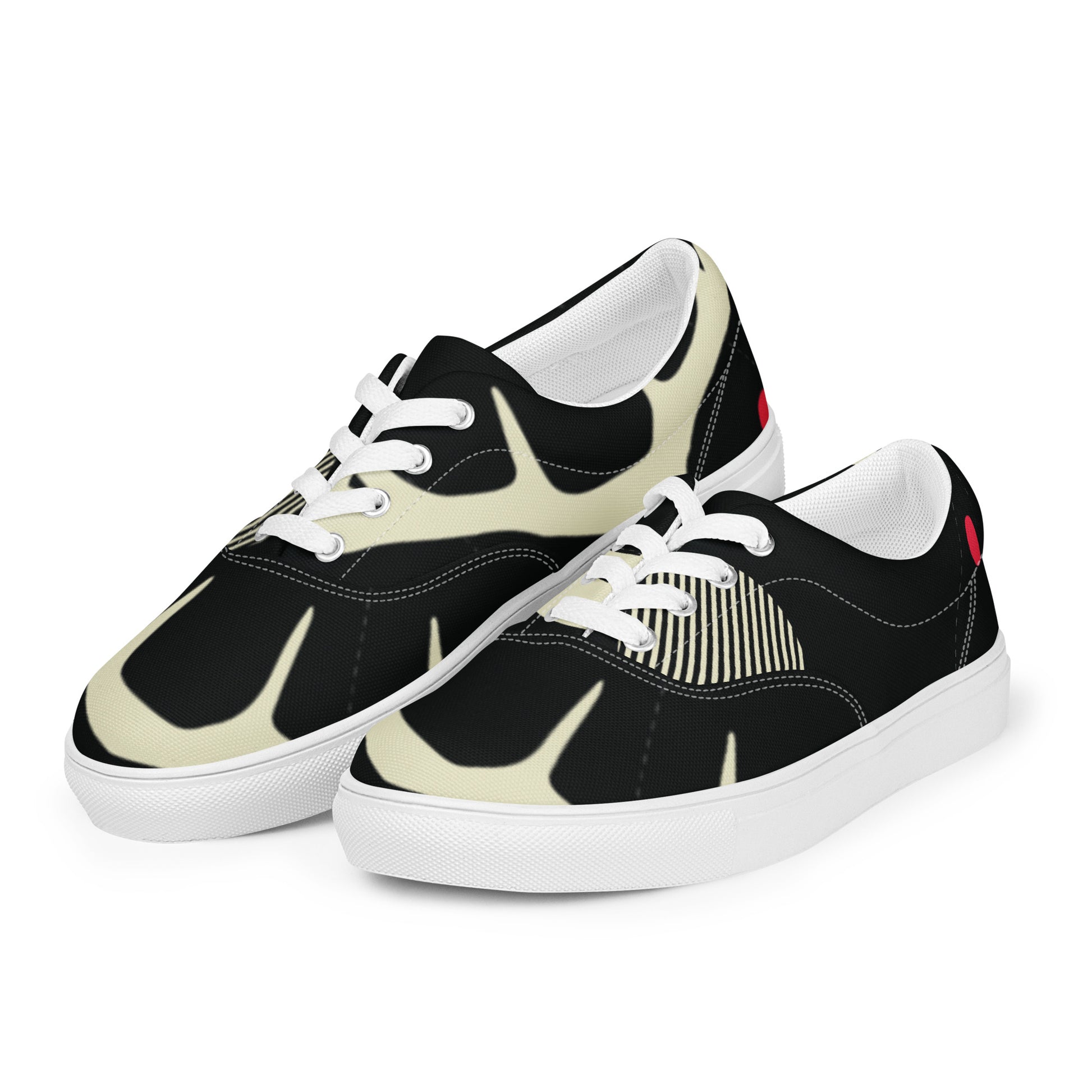YOU ARE NOT ALONE Women’s Lace-Up Canvas Shoes - SOULSKY