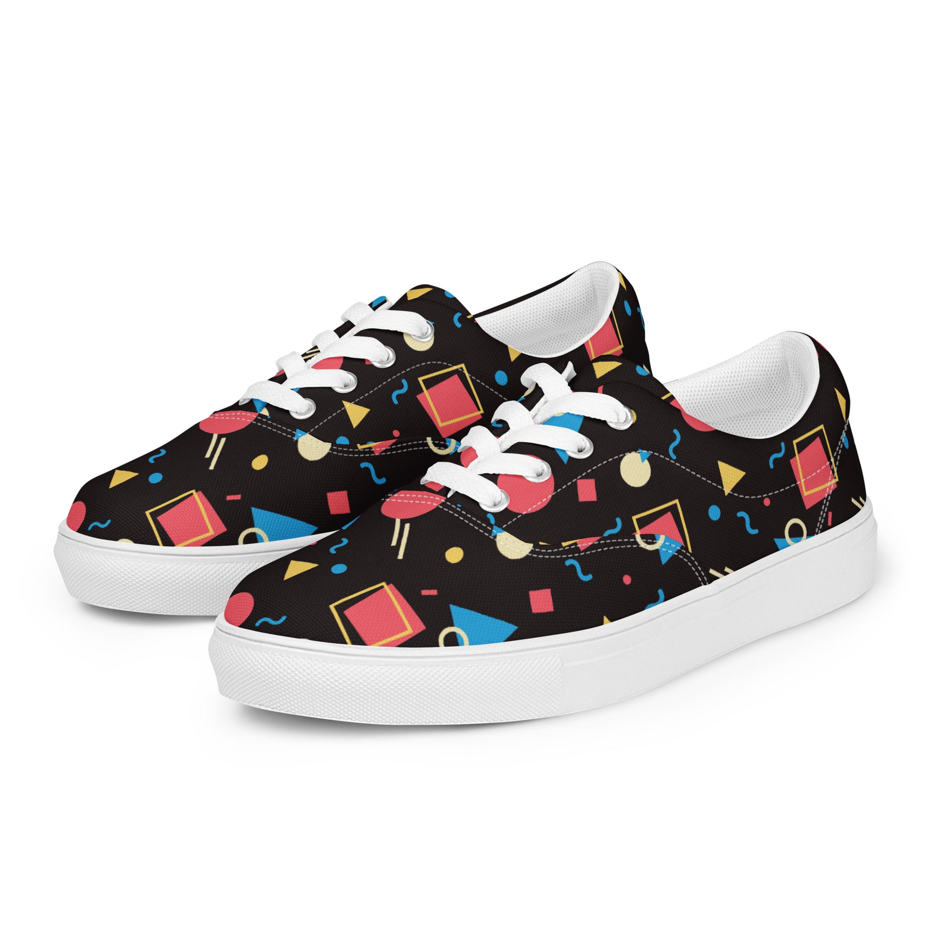 WATERMELON SUMMER Women’s Lace-Up Canvas Shoes - SOULSKY
