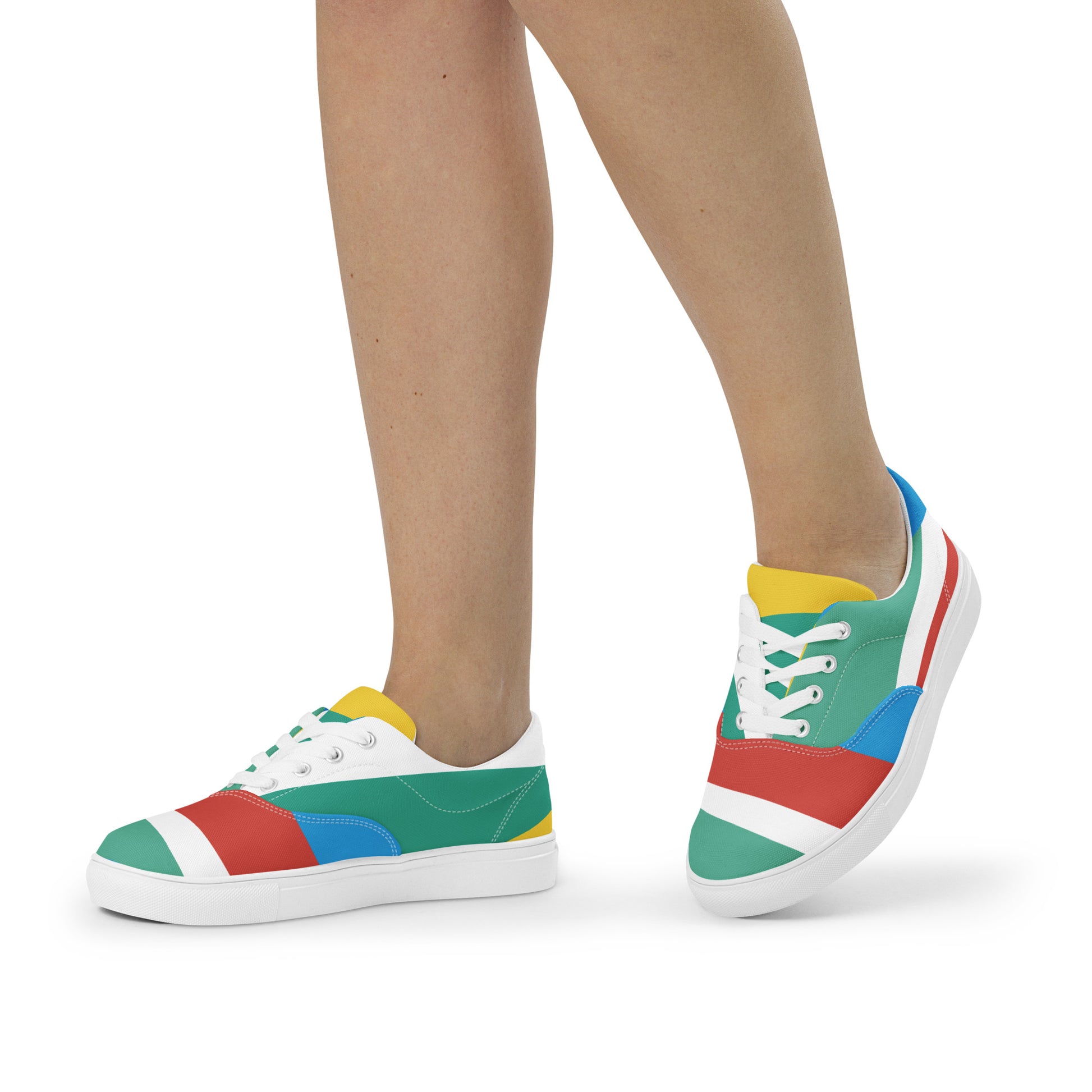 RAY OF LIGHT Women’s Lace-Up Canvas Shoes - SOULSKY