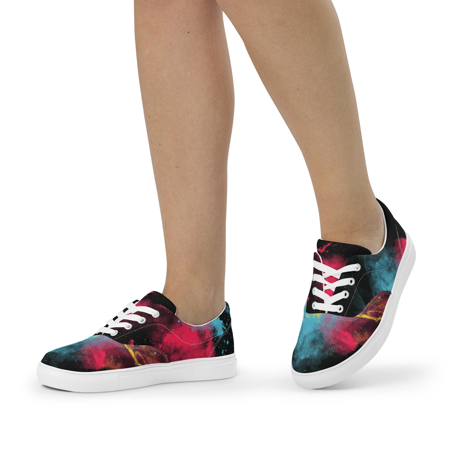 STARBURST Women’s Lace-Up Canvas Shoes - SOULSKY