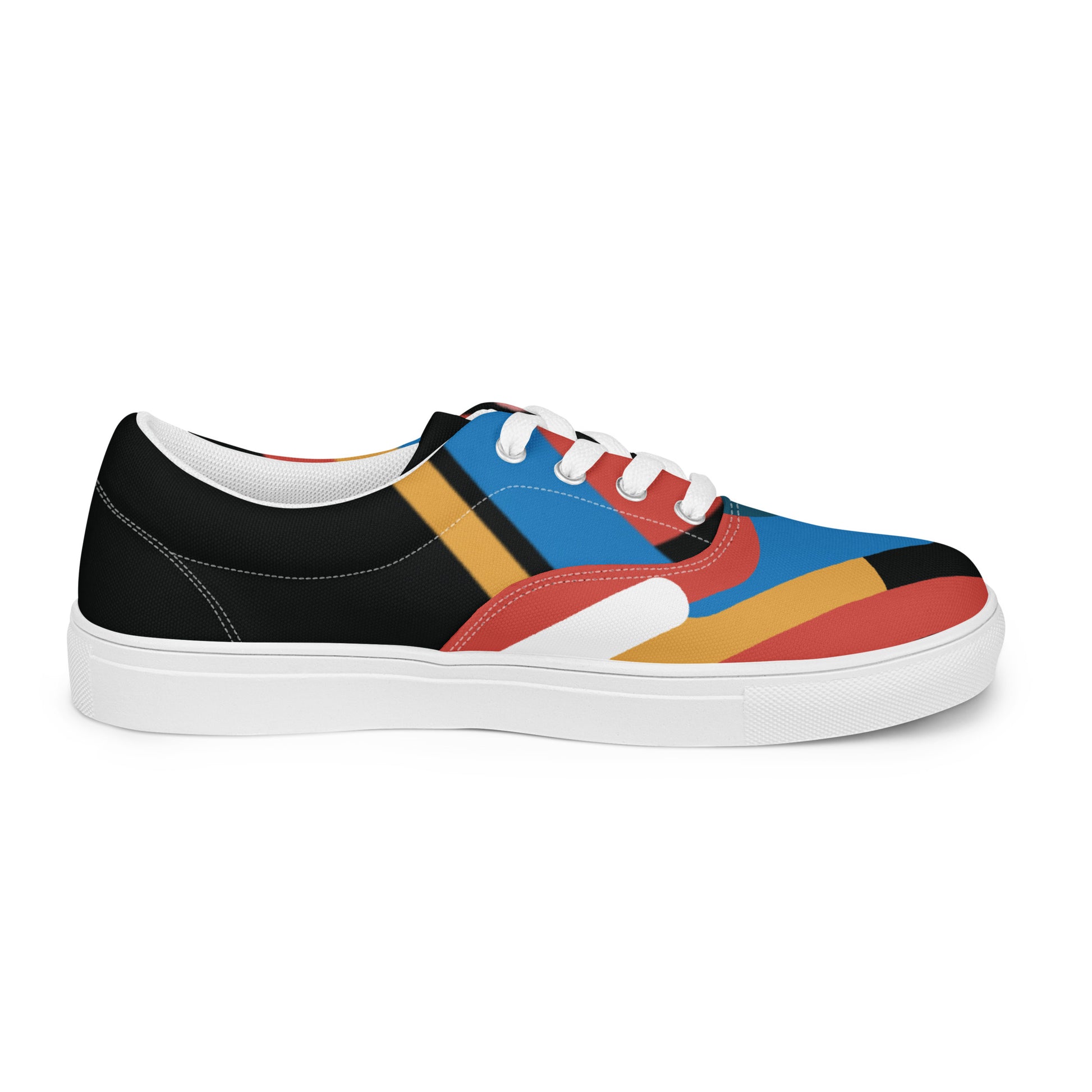 LIGHT STREAK Women’s Lace-Up Canvas Shoes - SOULSKY
