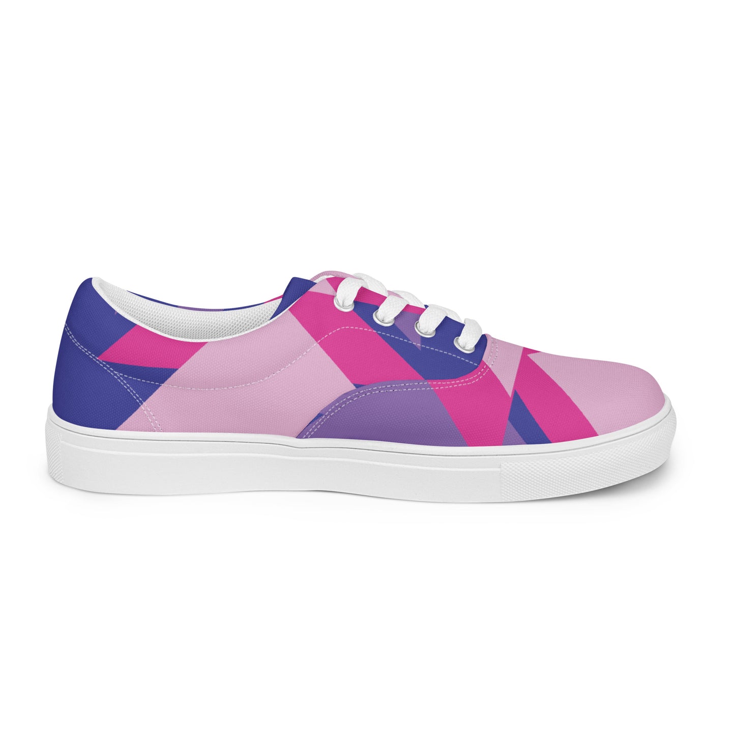 BE BRAVE Women’s Lace-Up Canvas Shoes (Pink)