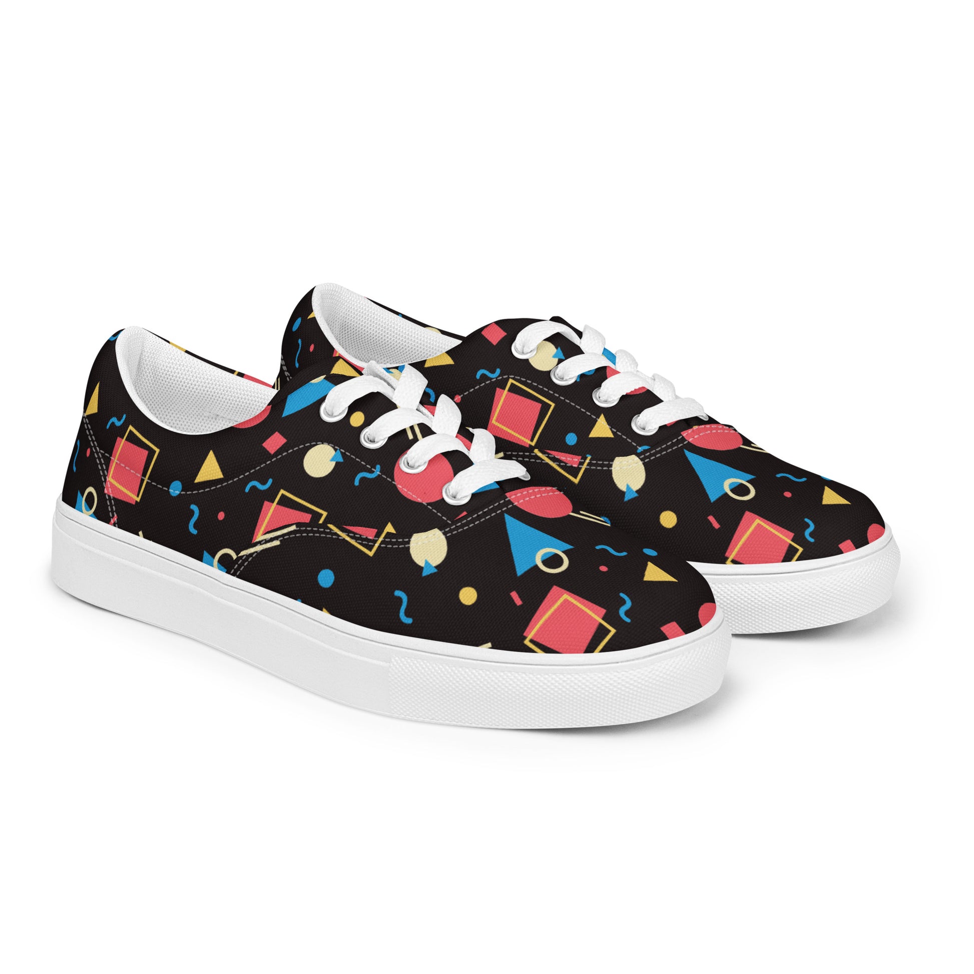 WATERMELON SUMMER Women’s Lace-Up Canvas Shoes - SOULSKY