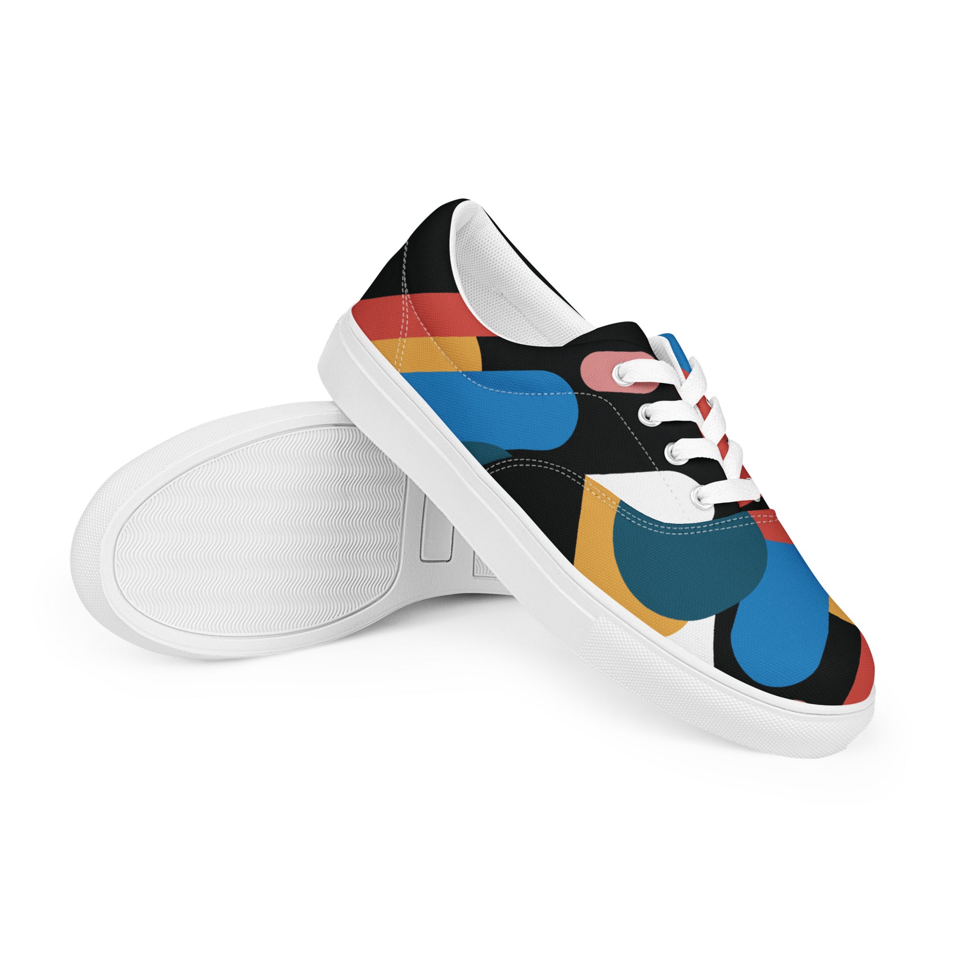 LIGHT STREAK Women’s Lace-Up Canvas Shoes - SOULSKY