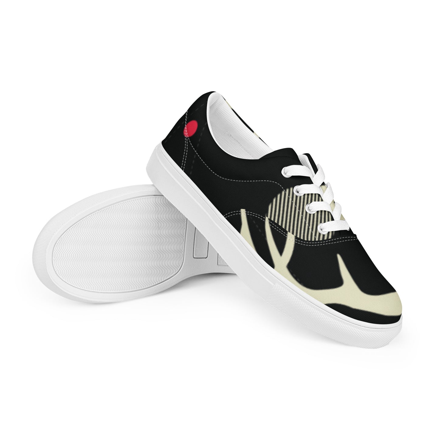 YOU ARE NOT ALONE Women’s Lace-Up Canvas Shoes
