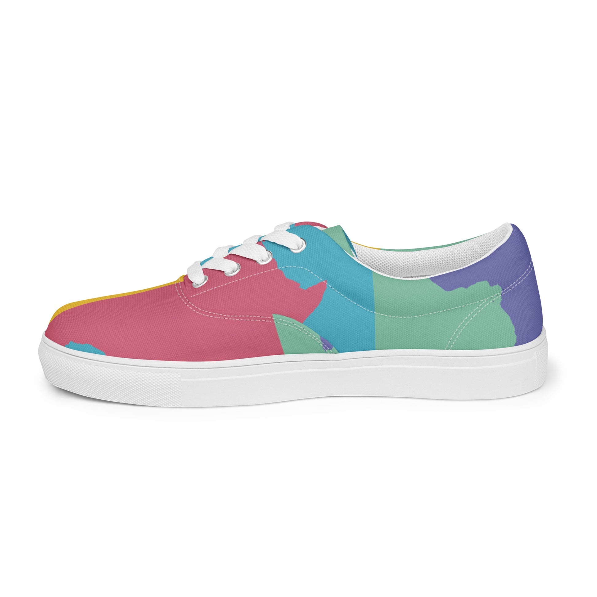 AFRICA WARHOL Women’s Lace-Up Canvas Shoes (Retro) - SOULSKY