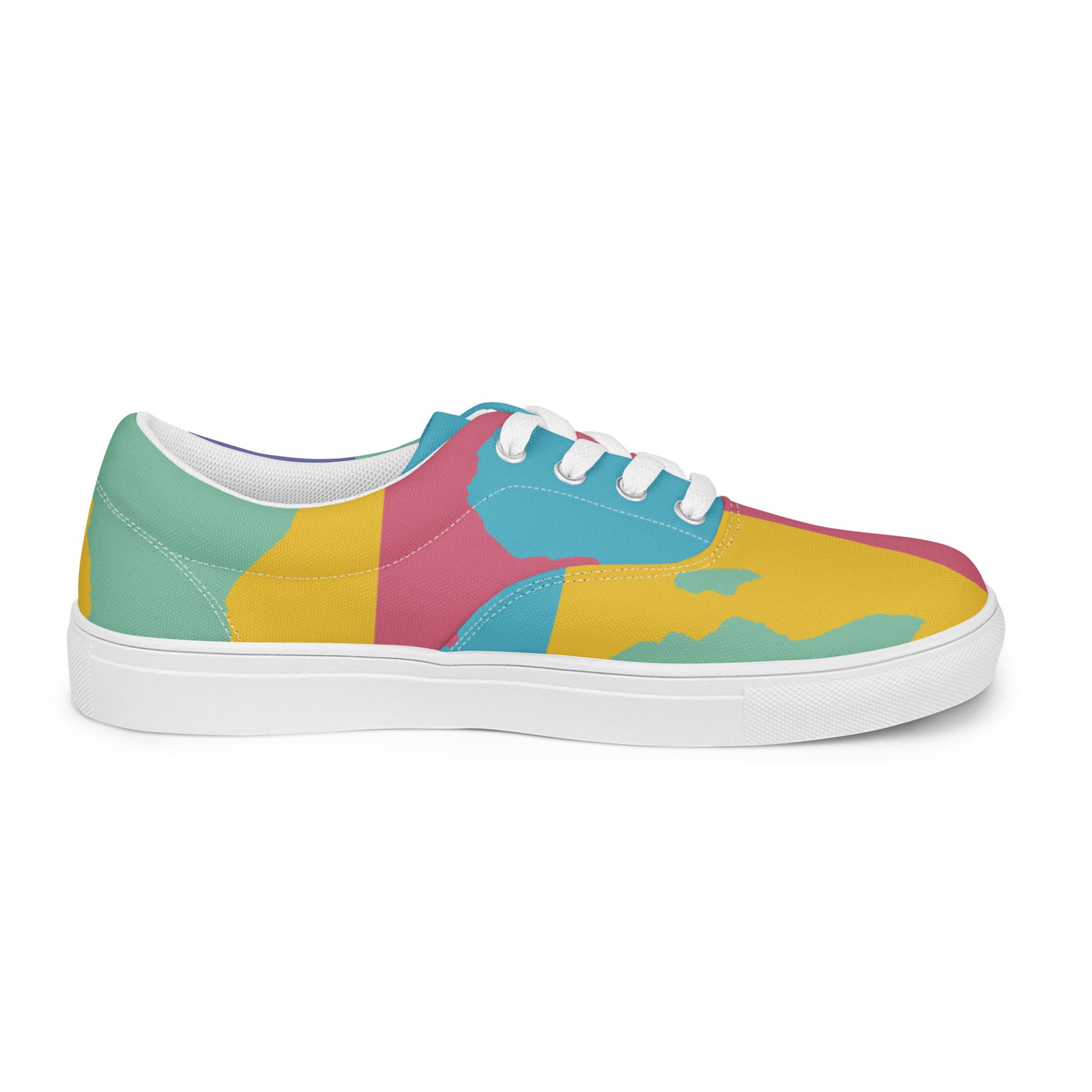AFRICA WARHOL Women’s Lace-Up Canvas Shoes (Retro) - SOULSKY