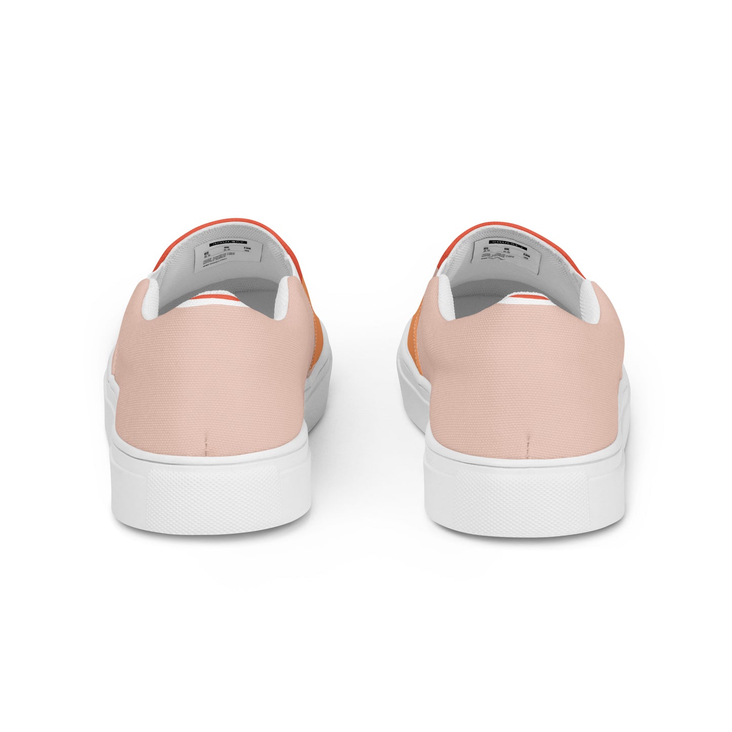 OCEAN CALM Women’s Slip-On Canvas Shoes (Orange)