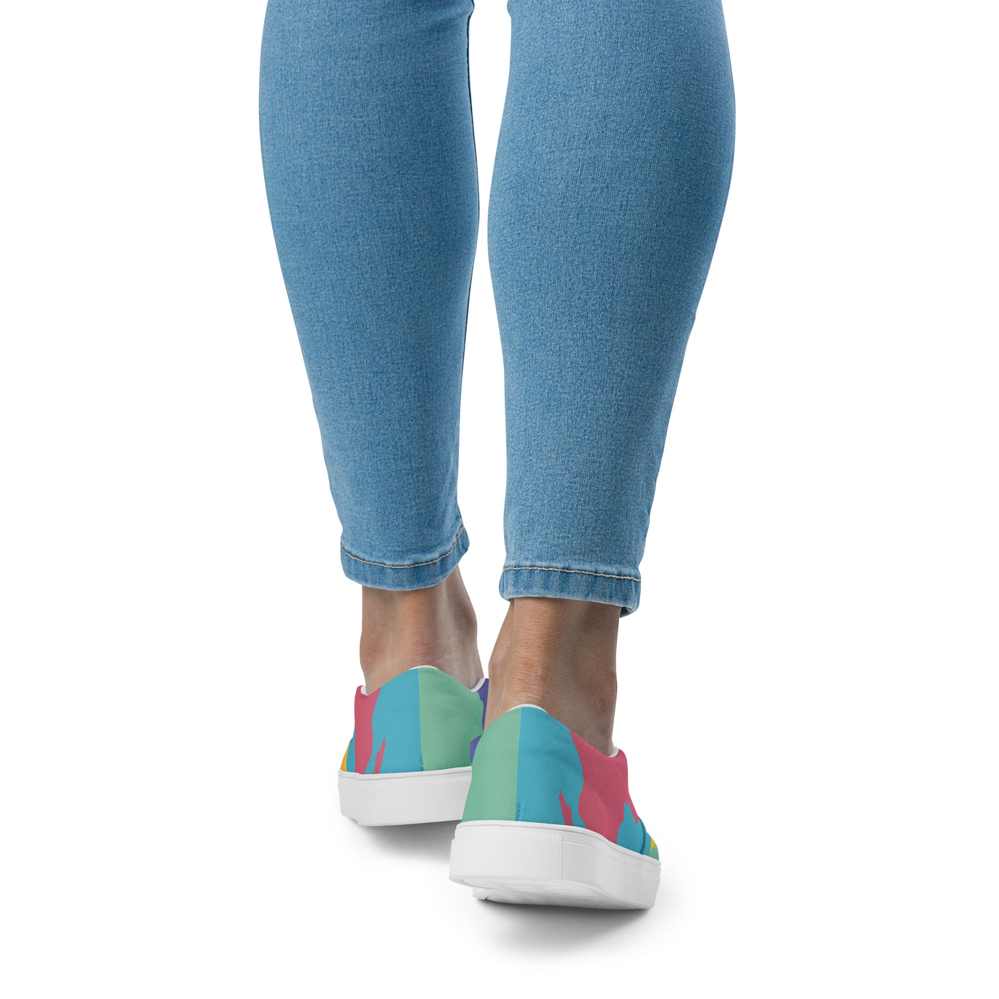 AFRICA WARHOL Women’s Slip-On Canvas Shoes (Retro) - SOULSKY