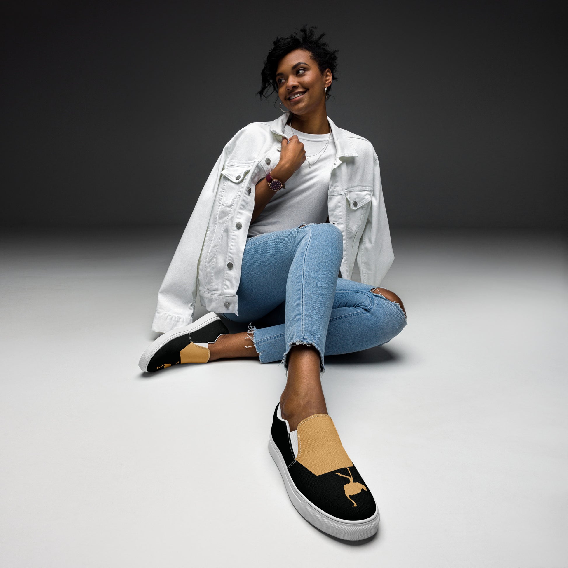 BE YOURSELF Women’s Slip-On Canvas Shoes - SOULSKY