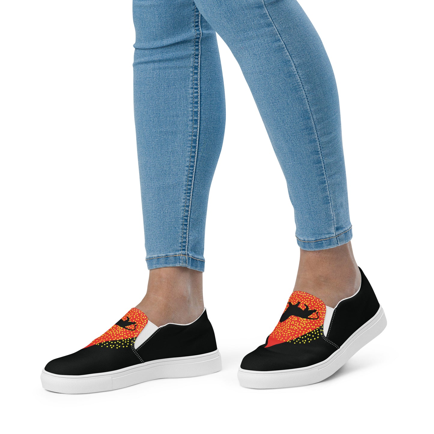 CENTER YOURSELF Women’s Slip-On Canvas Shoes
