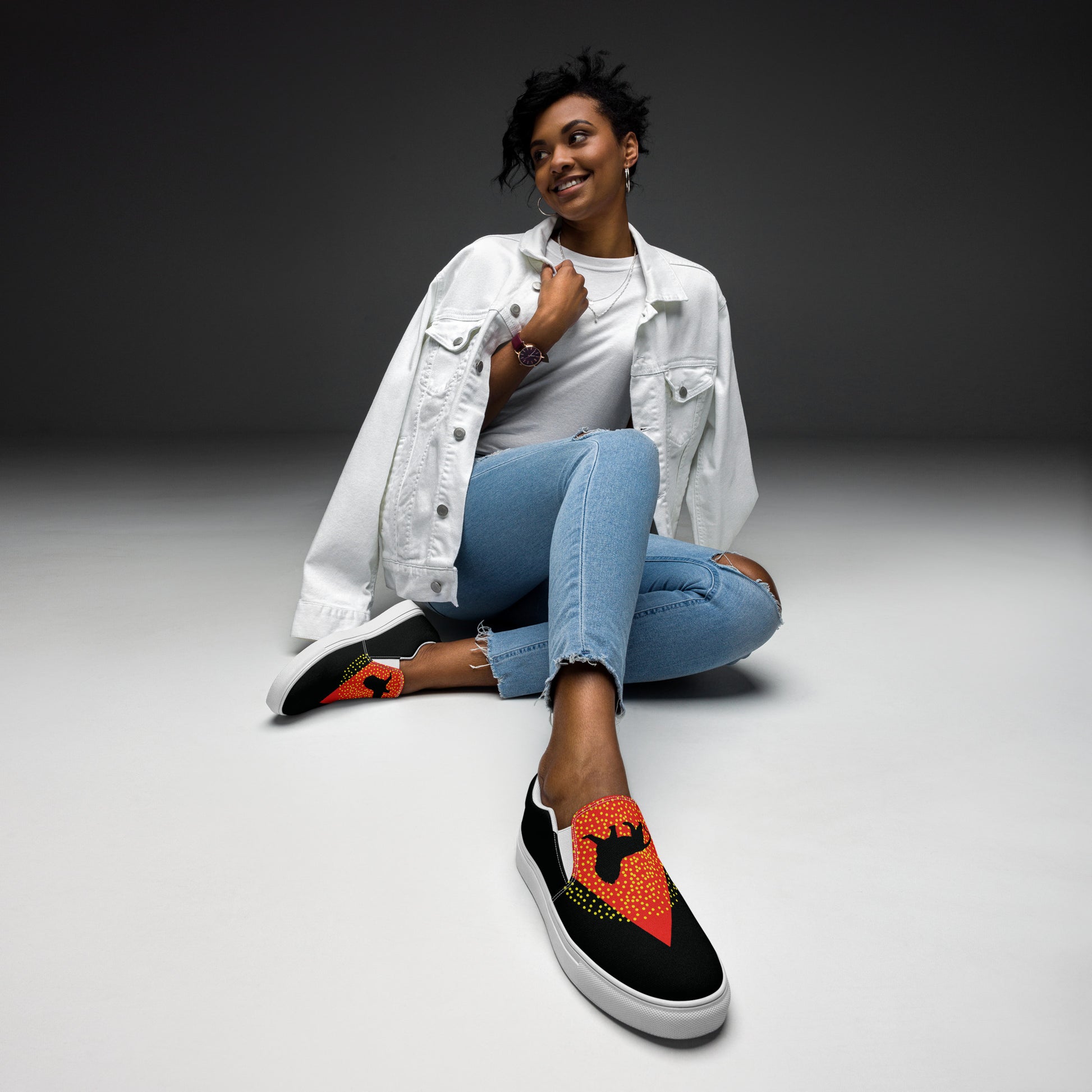 CENTER YOURSELF Women’s Slip-On Canvas Shoes - SOULSKY
