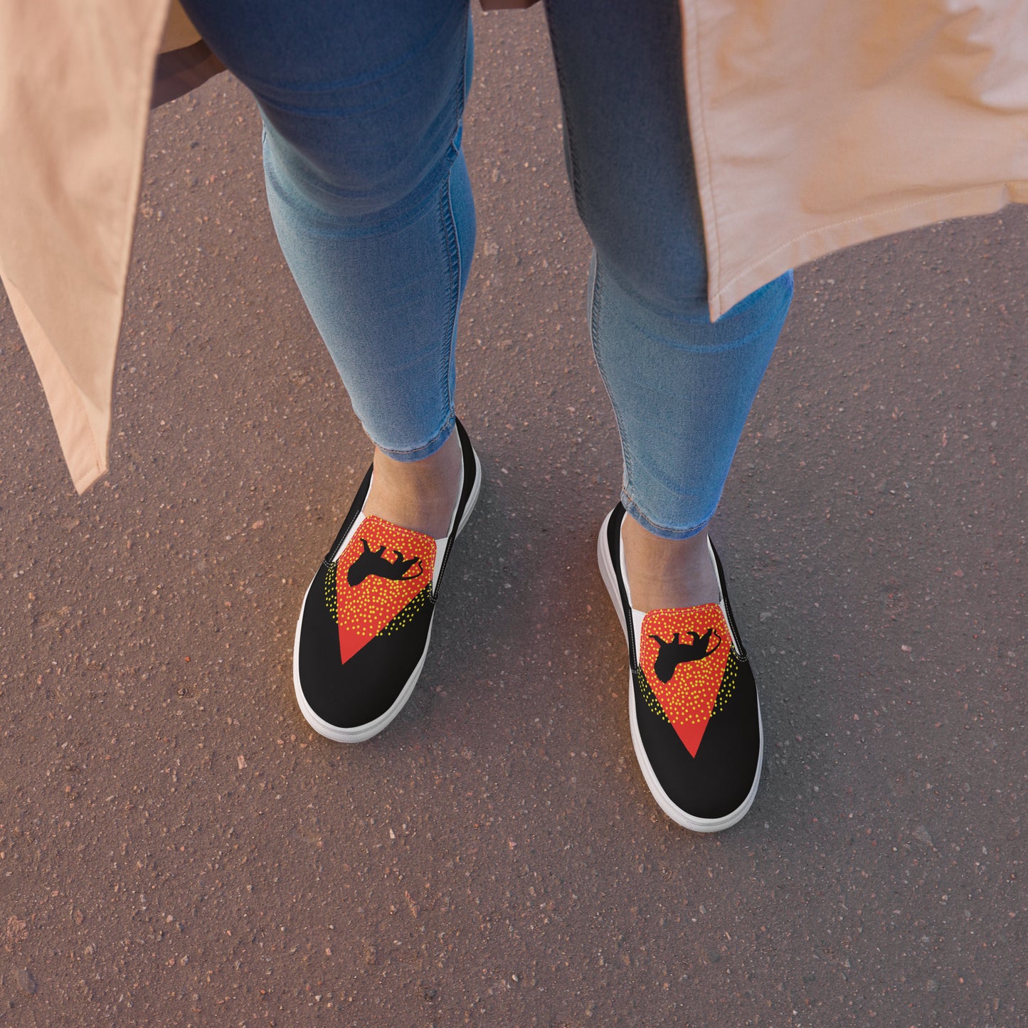 CENTER YOURSELF Women’s Slip-On Canvas Shoes