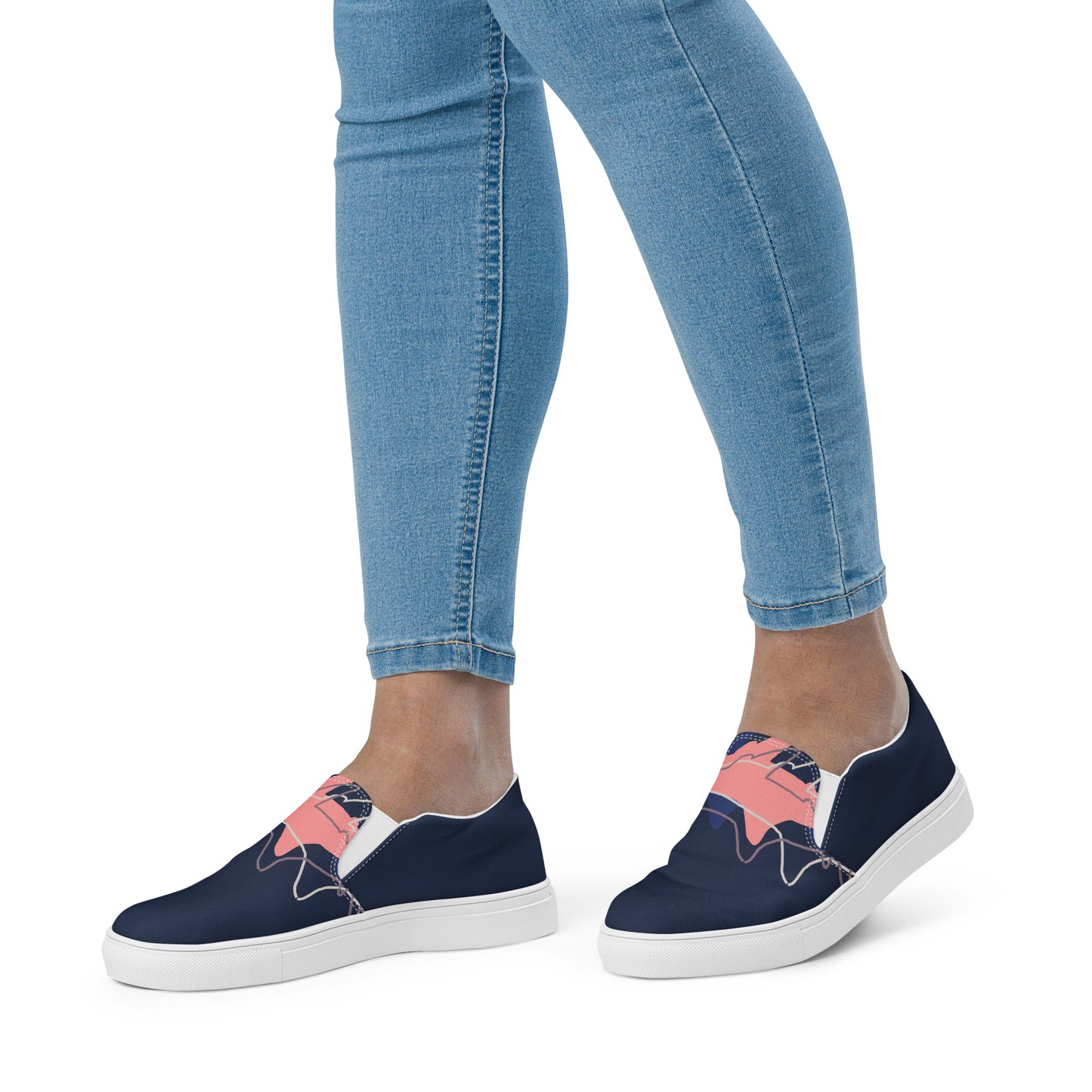 STAY THE COURSE Women’s Slip-On Canvas Shoes