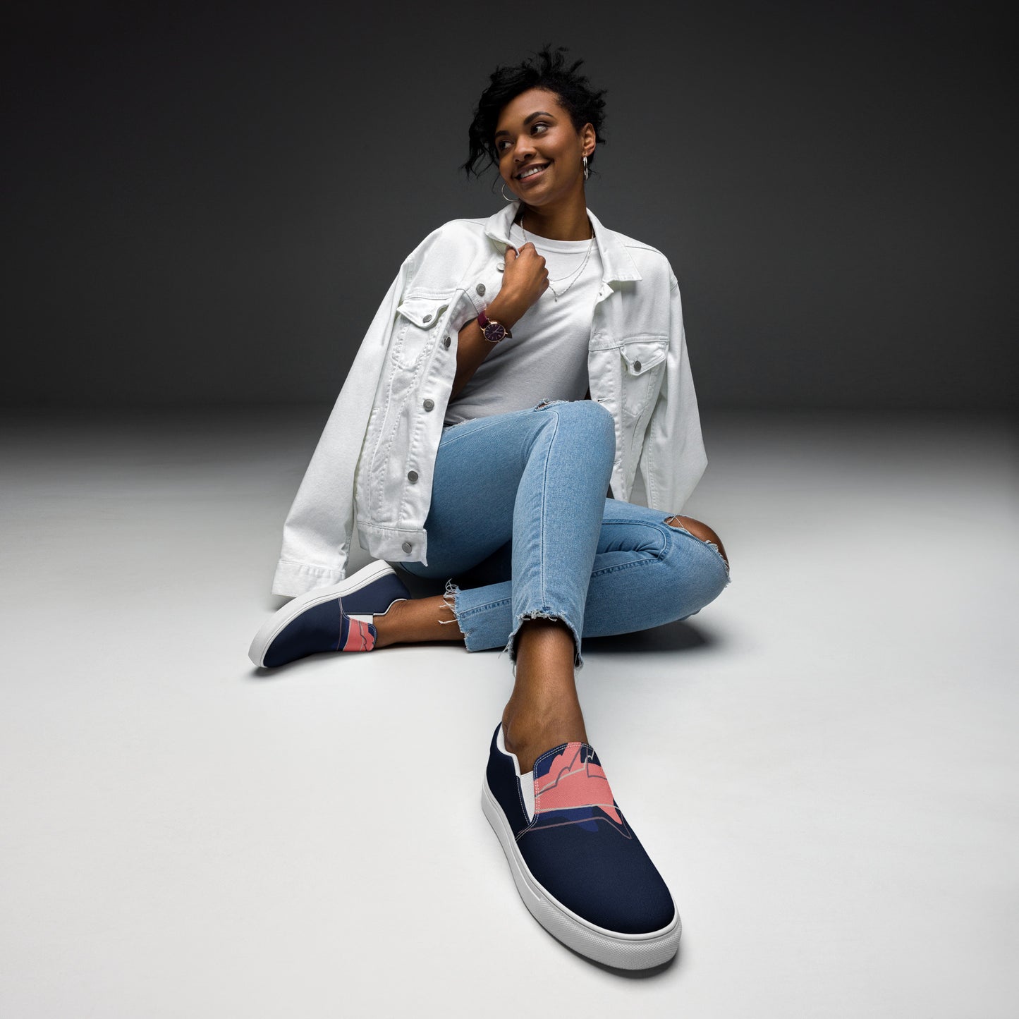 STAY THE COURSE Women’s Slip-On Canvas Shoes