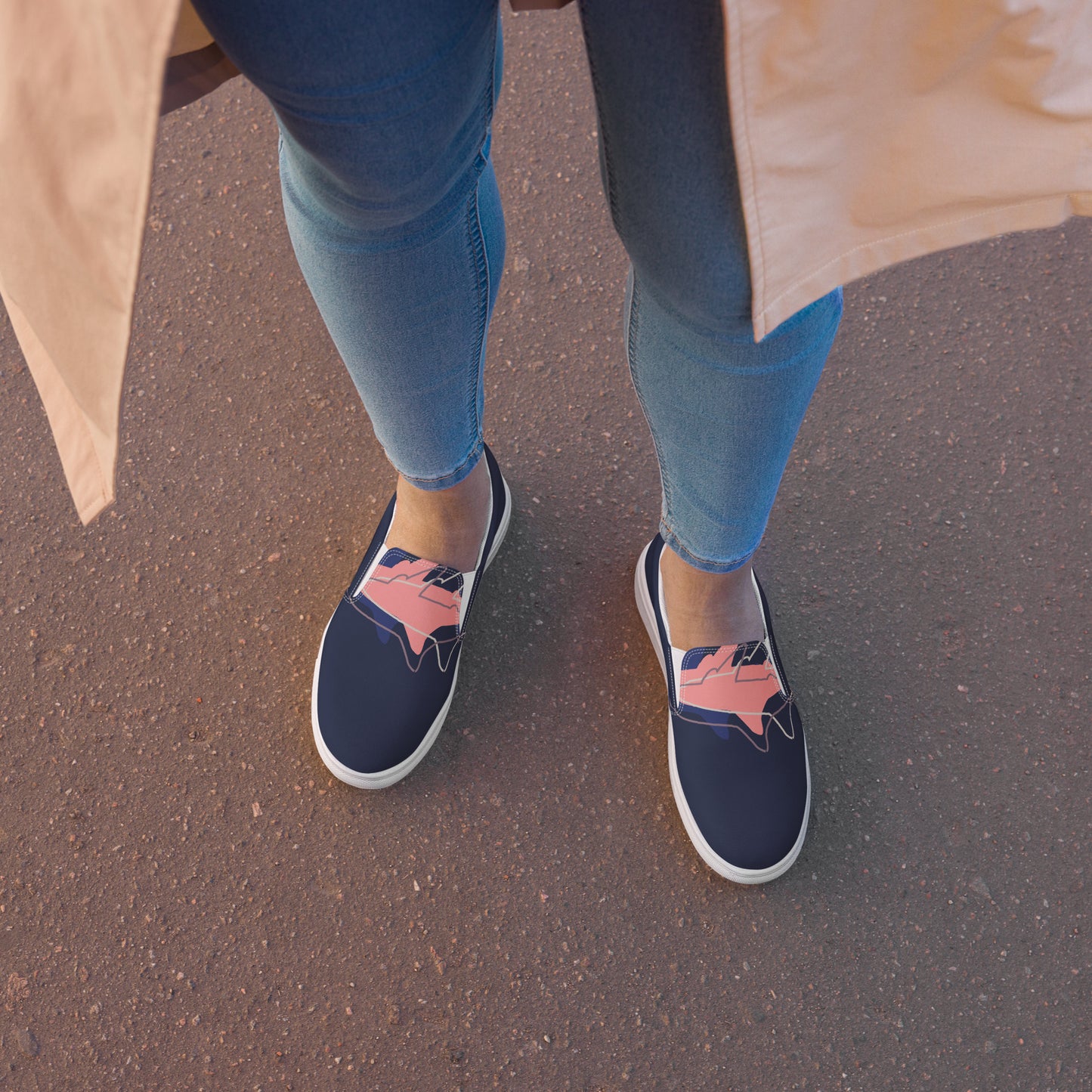 STAY THE COURSE Women’s Slip-On Canvas Shoes