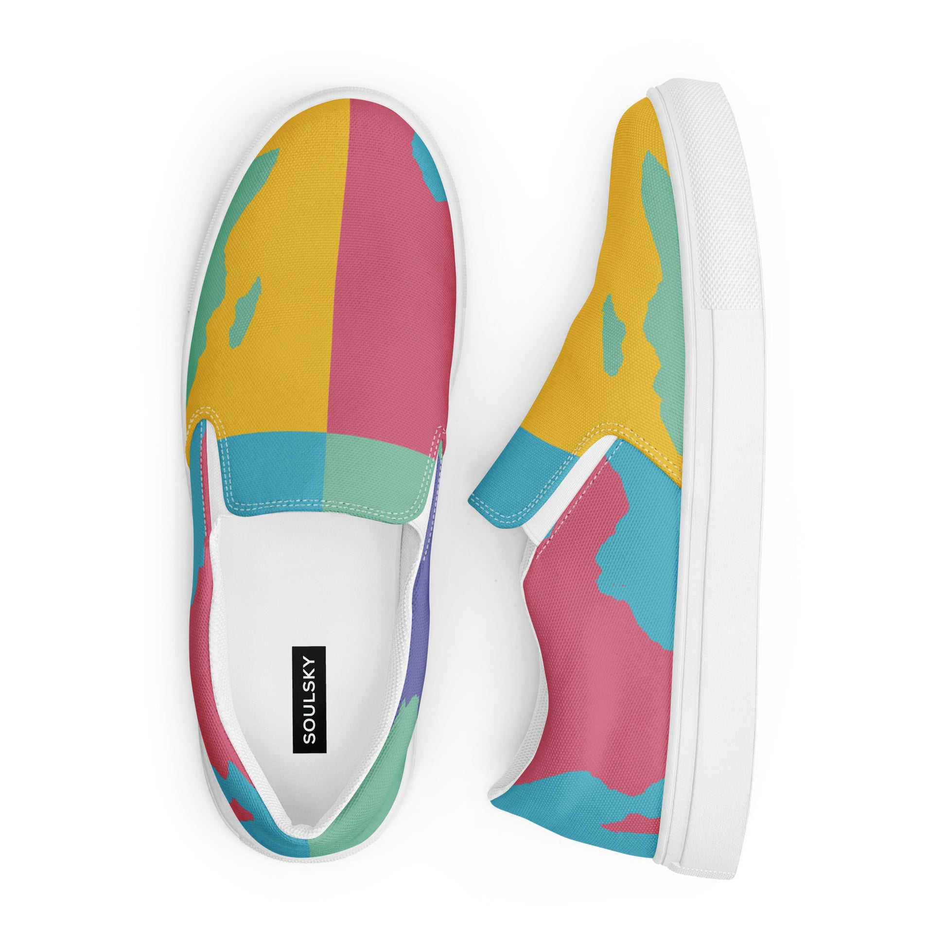AFRICA WARHOL Women’s Slip-On Canvas Shoes (Retro) - SOULSKY