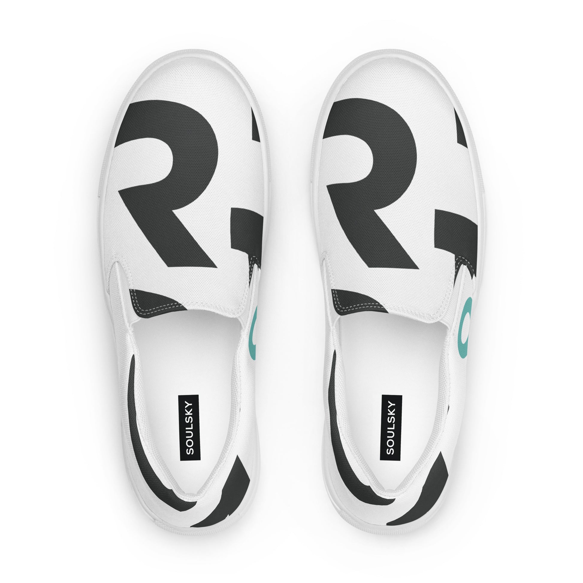 AFRICA IS THE FUTURE Women’s Slip-On Canvas Shoes (White) - SOULSKY