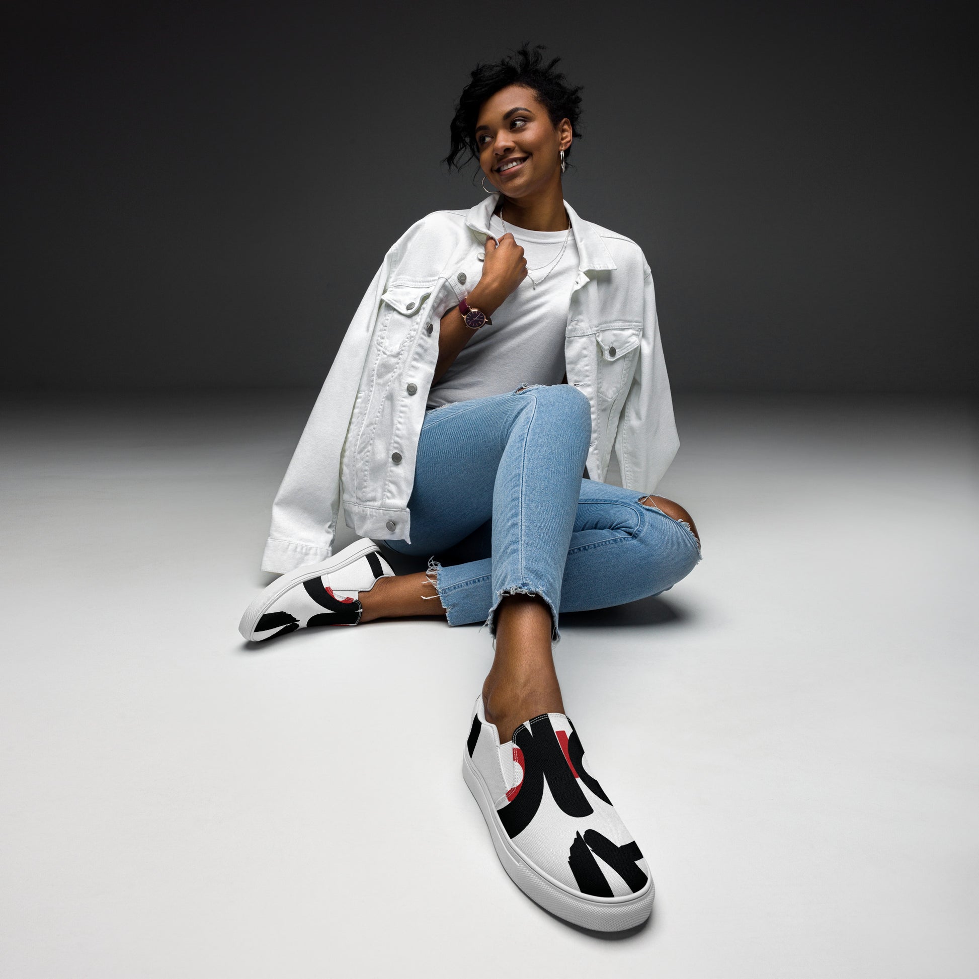 AFRICAN SAMURAI Women’s Slip-On Canvas Shoes - SOULSKY