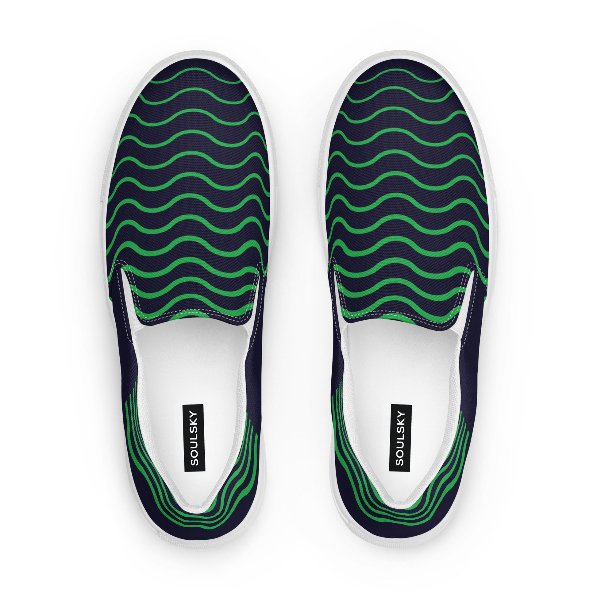 BE LIKE WATER Women’s Slip-On Canvas Shoes - SOULSKY